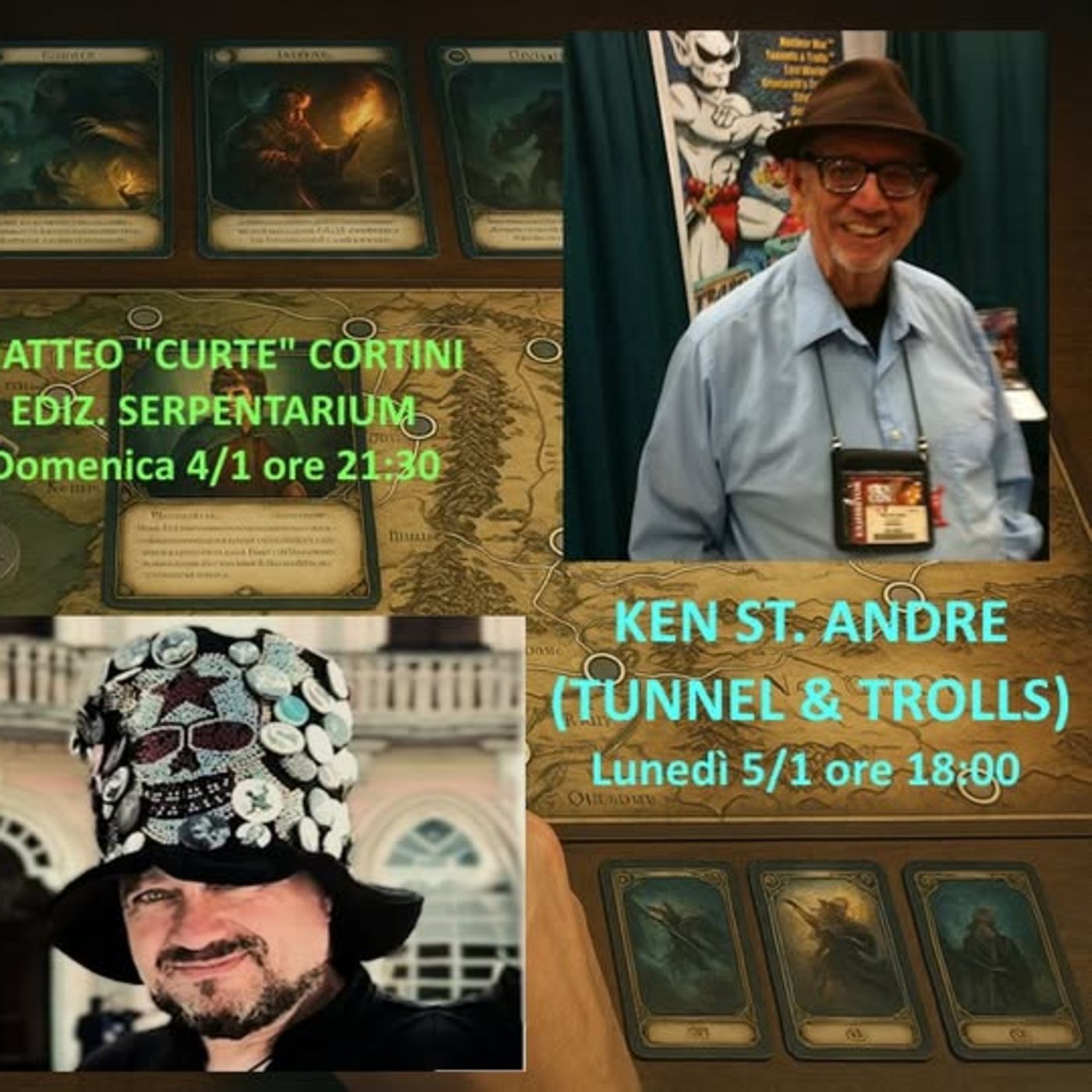 Il gioco in … podcast - 22ma puntata - Un chiacchierata con Ken St. Andre - Creatore di Tunnels and Trolls episode artwork