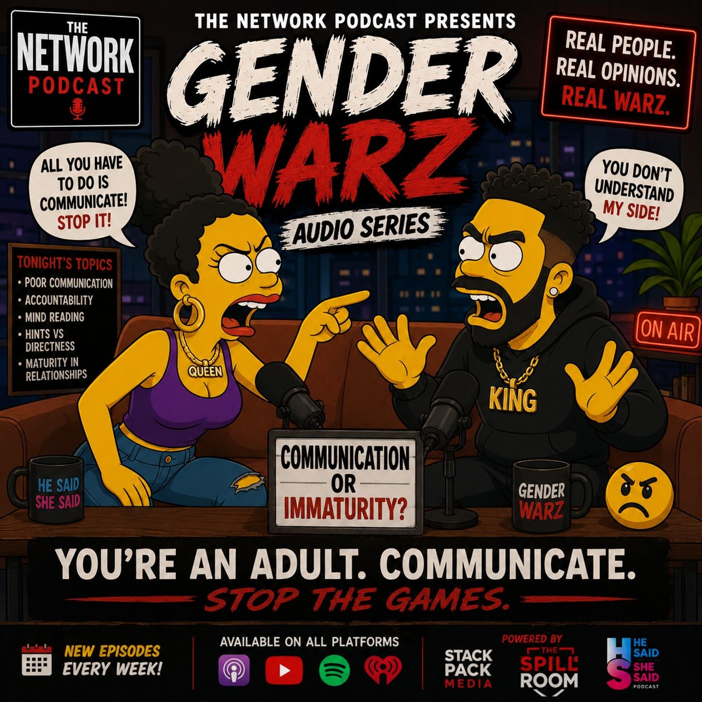 🎥New Gender Warz🎥: COMMUNICATION OR IMMATURITY? 👀🔥 | Gender Warz Audio Series episode artwork
