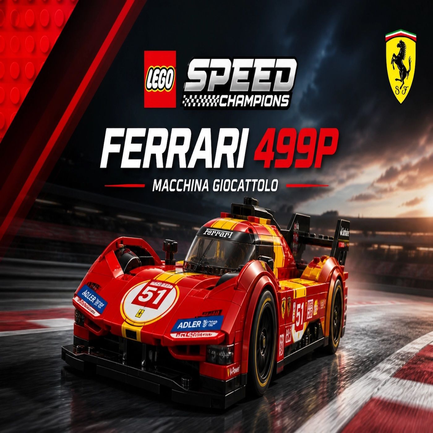 LEGO Ferrari 499P Speed Champions- il set da 27,99 euro per i fan dei motori episode artwork