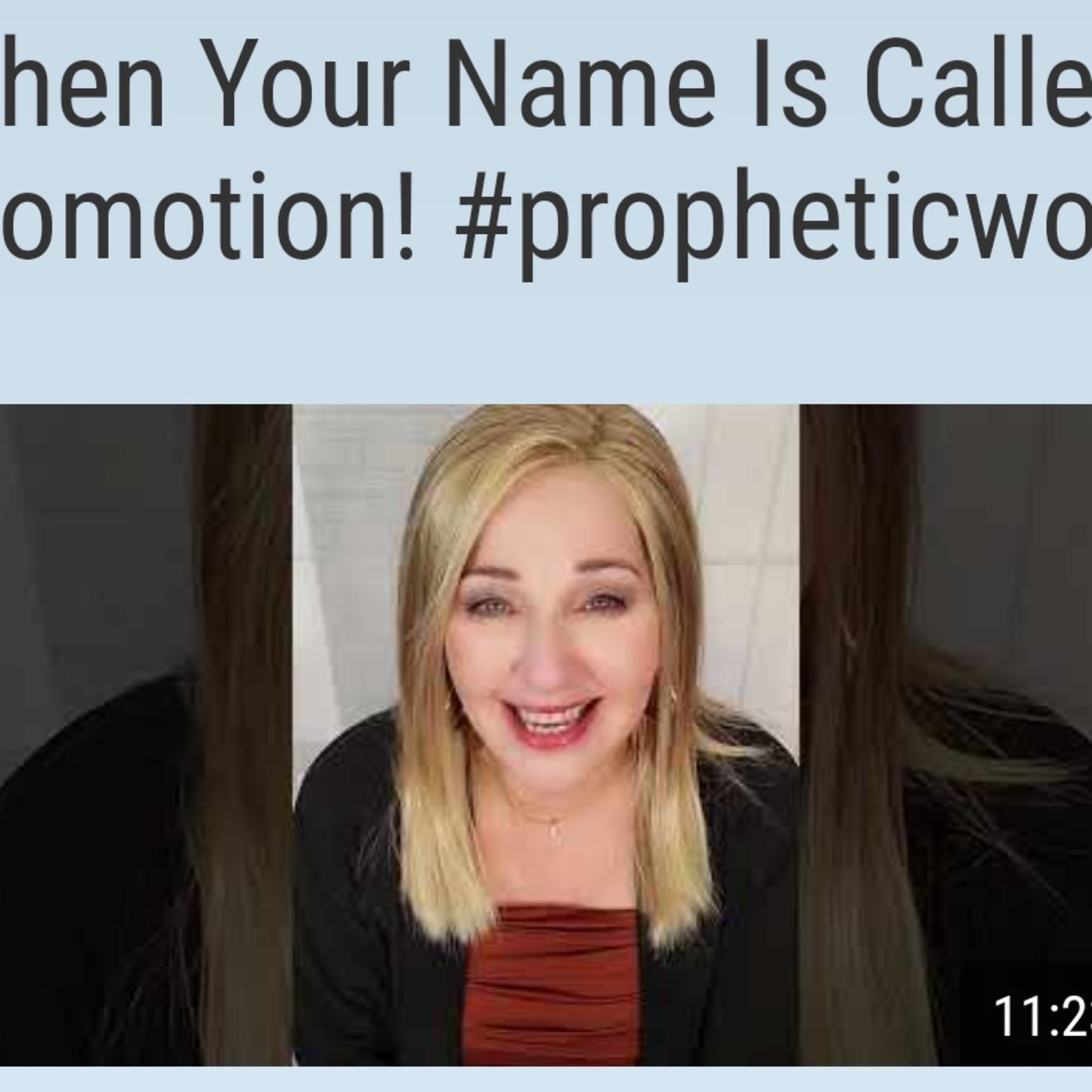When Your Name Is Called! Promotion! #propheticword episode artwork