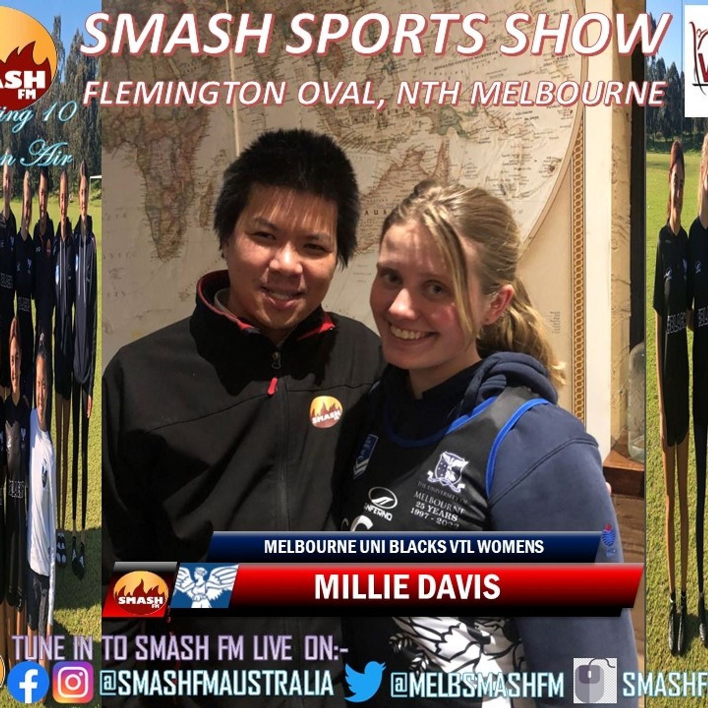 SSS10THYR AMBASSADOR SEGMENT: VTL TOUCH FOOTBALL with MELBOURNE UNI TOUCH (Millie Davis) 191022 episode artwork