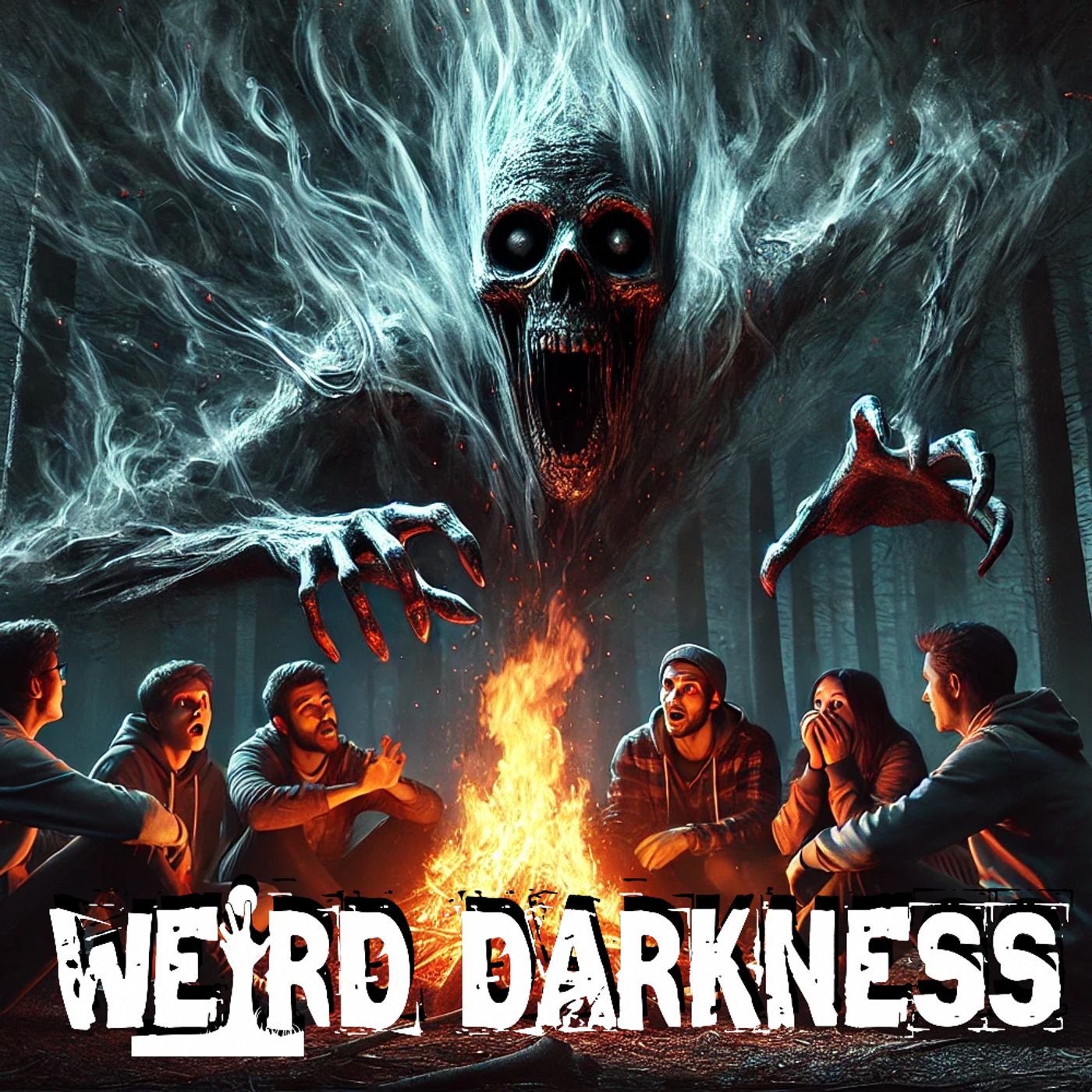 cover of episode “HALLOWEEN GHOST STORIES BY CAMPFIRE” #WeirdDarkness