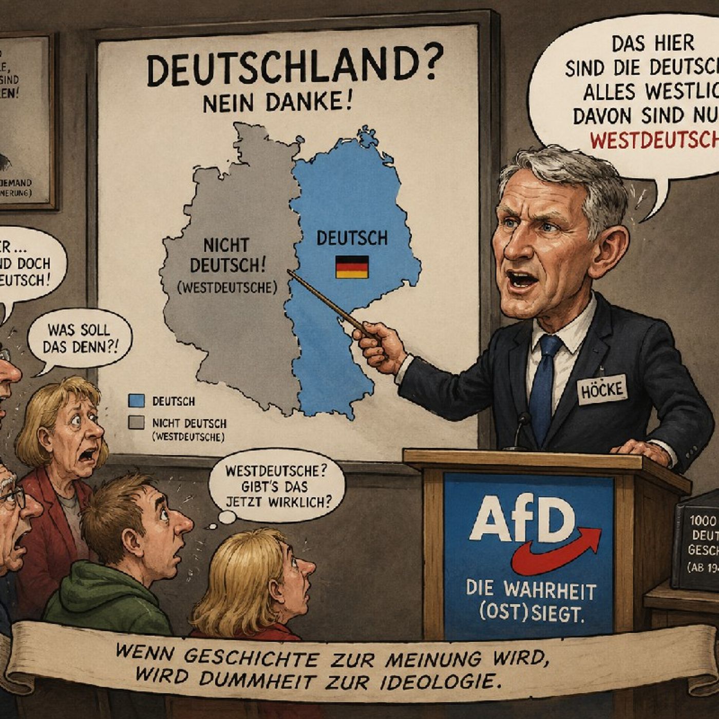 Deutschland-Prüfung – Wer ist hier eigentlich deutsch? - Klare Kante – Der Satiren Podcast episode artwork