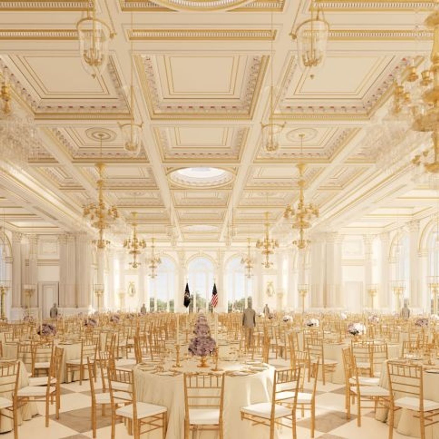 Leadership in DC focused on gold ballroom and not your dining room episode artwork