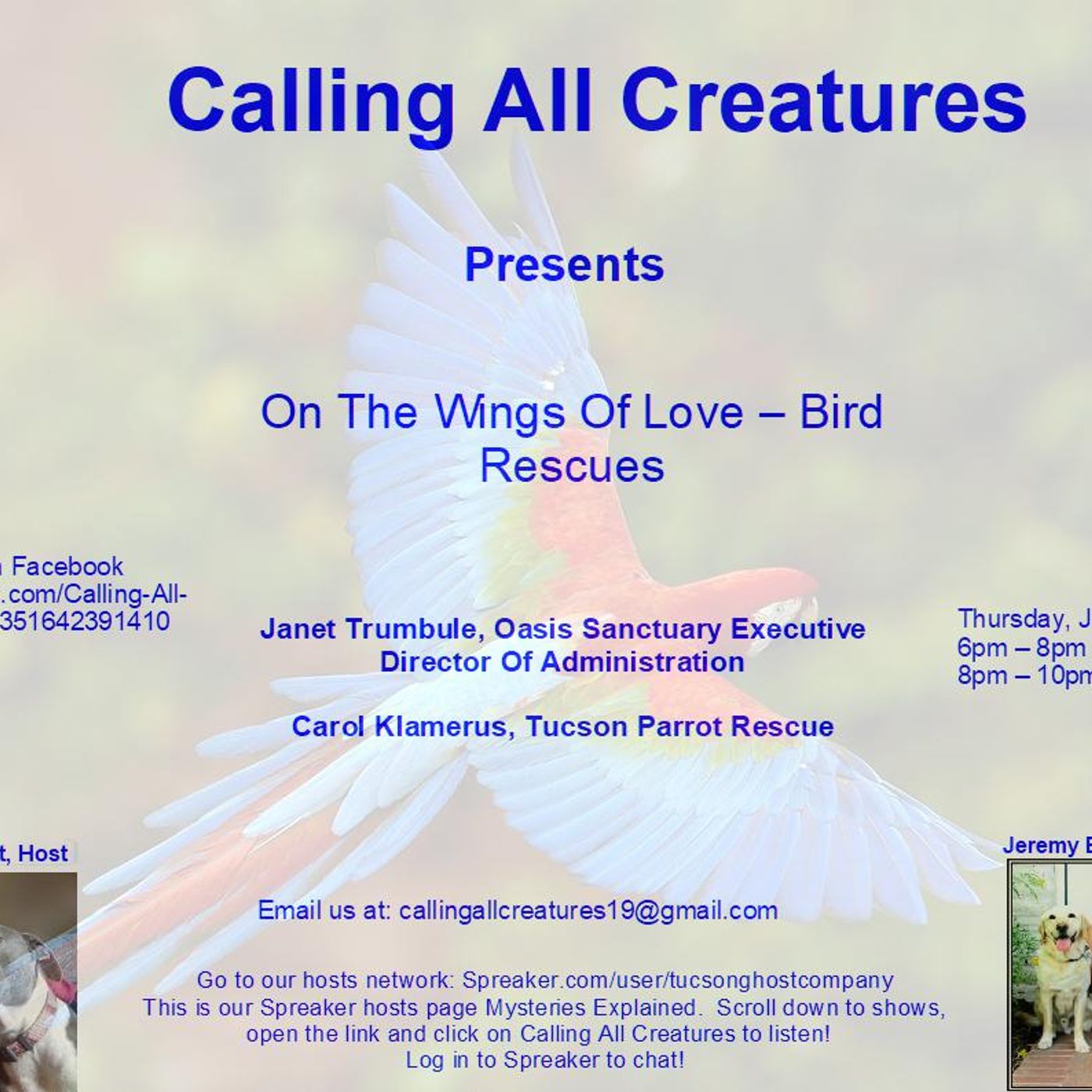 Calling All Creatures