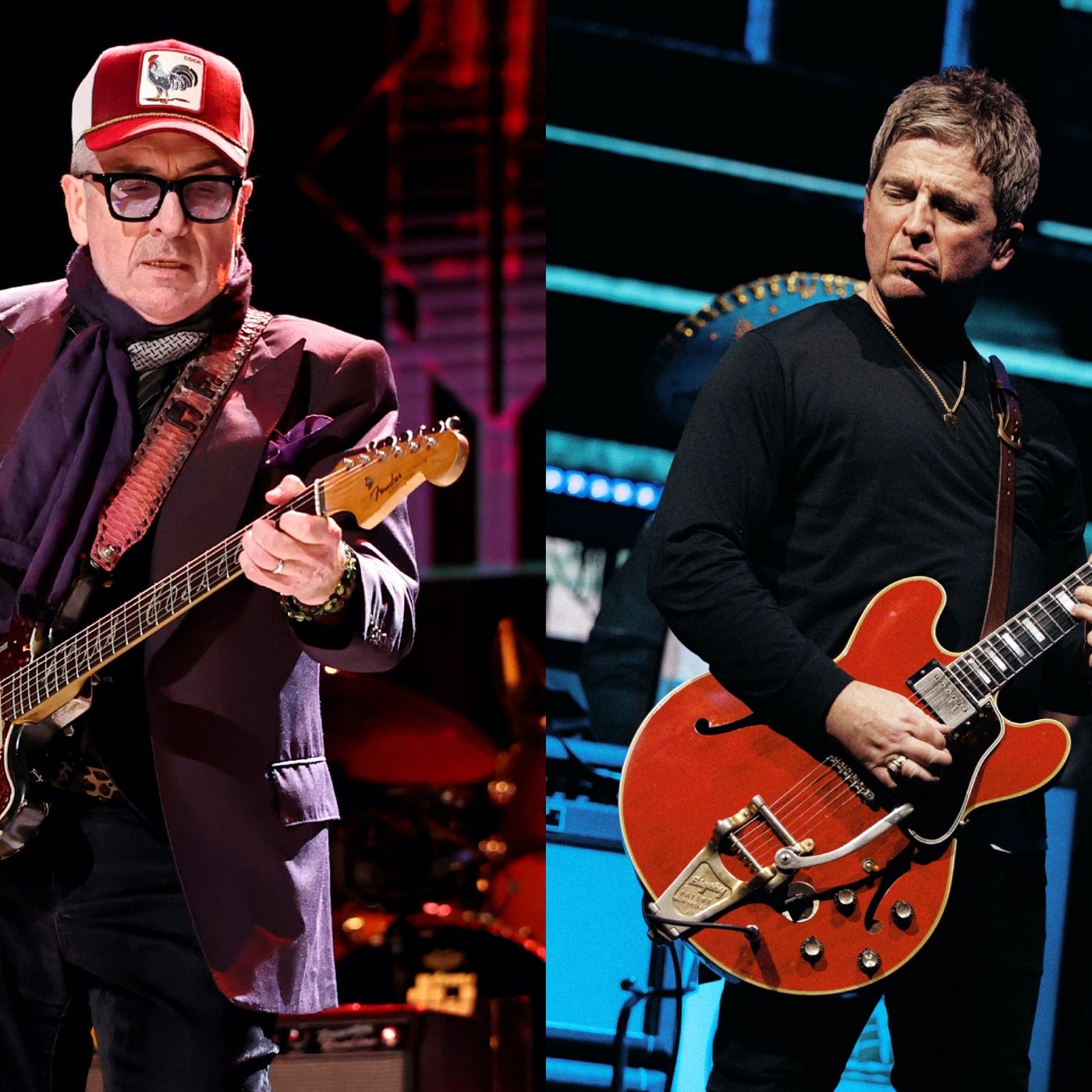 Elvis Costello says Oasis are “not for me” and a “simplification of The La’s” episode artwork