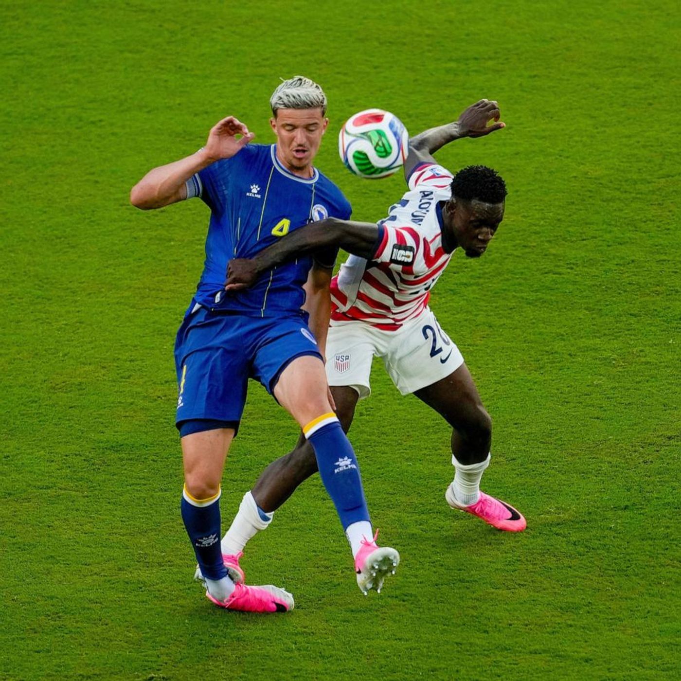 Trump says he asked FIFA to review US World Cup star Folarin Balogun's red card ban episode artwork
