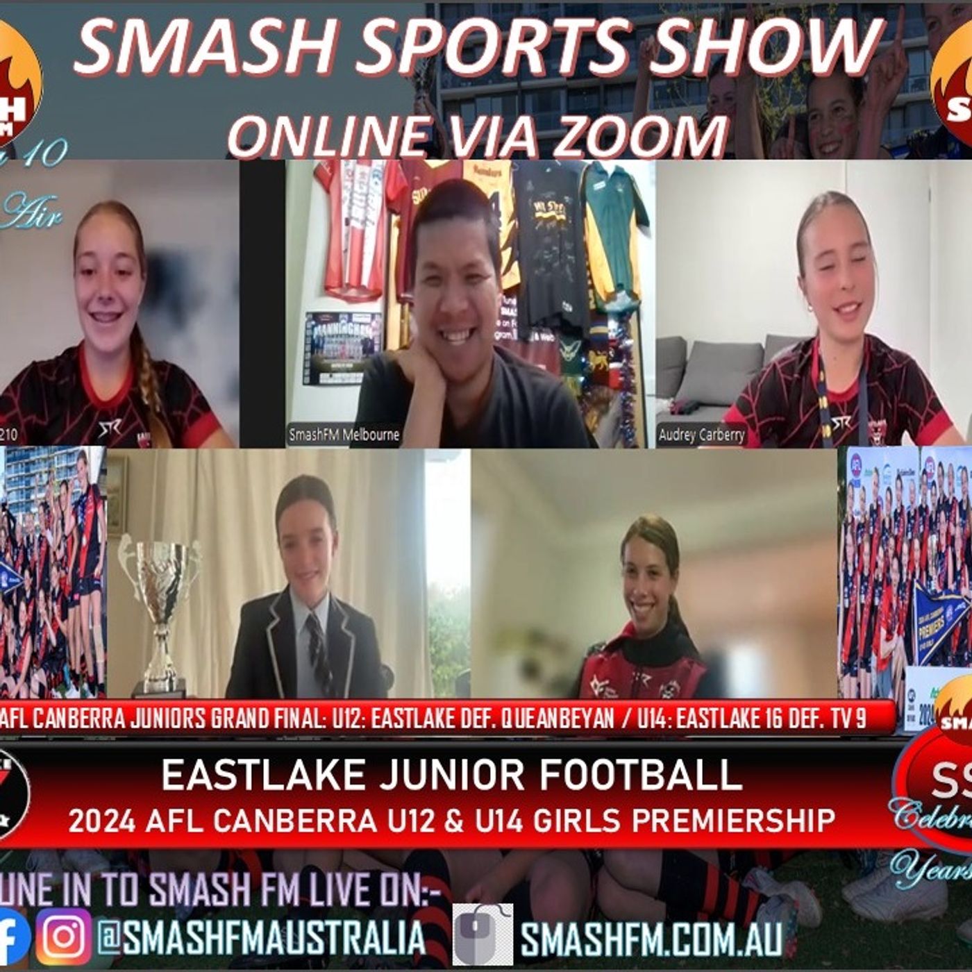 SSS10THYR: Eastlake Junior FC AFL Canberra U12 U14 Girls Premiership Interviews 250924