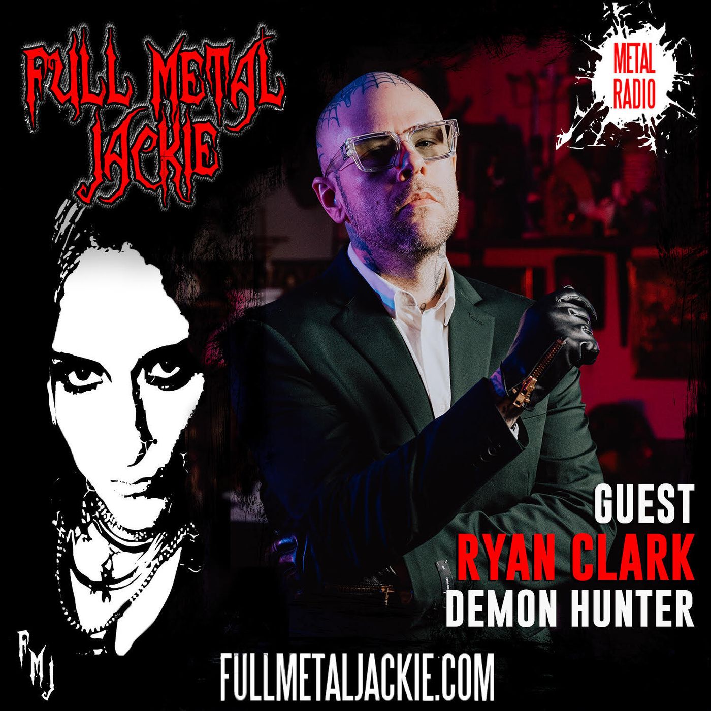 Ryan Clark of Demon Hunter on the FMJ RADIO SHOW! episode artwork