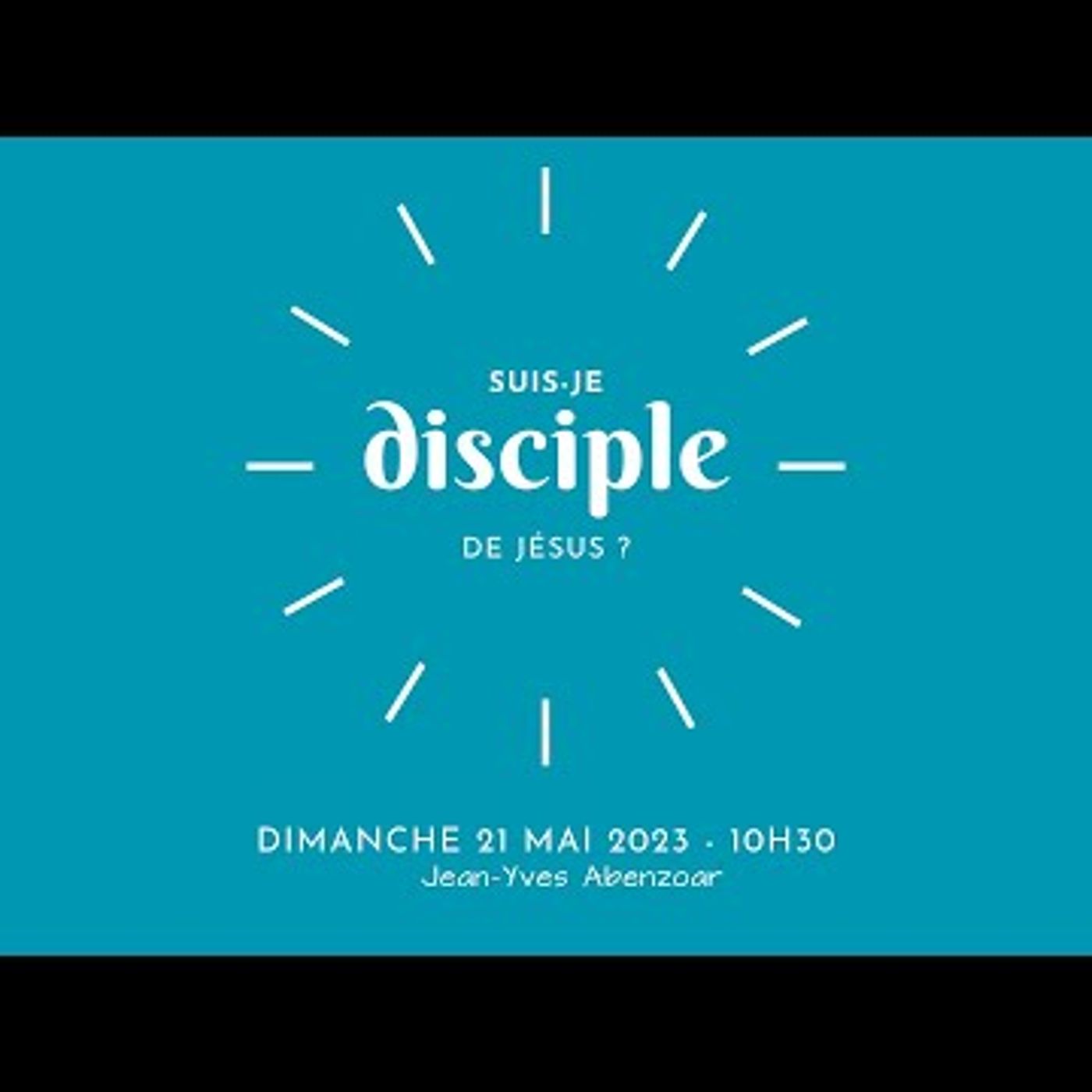 E.D.D. de Pontoise - Suis-je disciple de Jésus