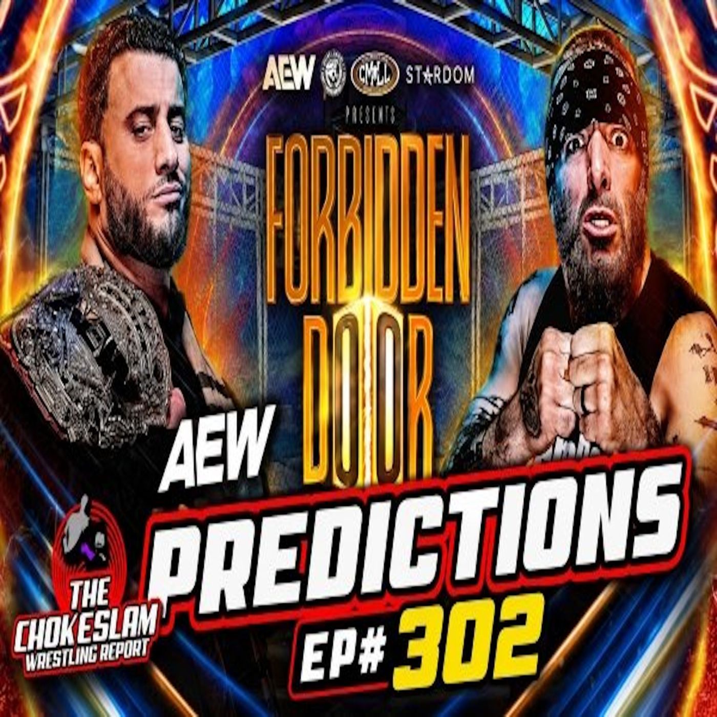AEW Forbidden Door Predictions episode artwork