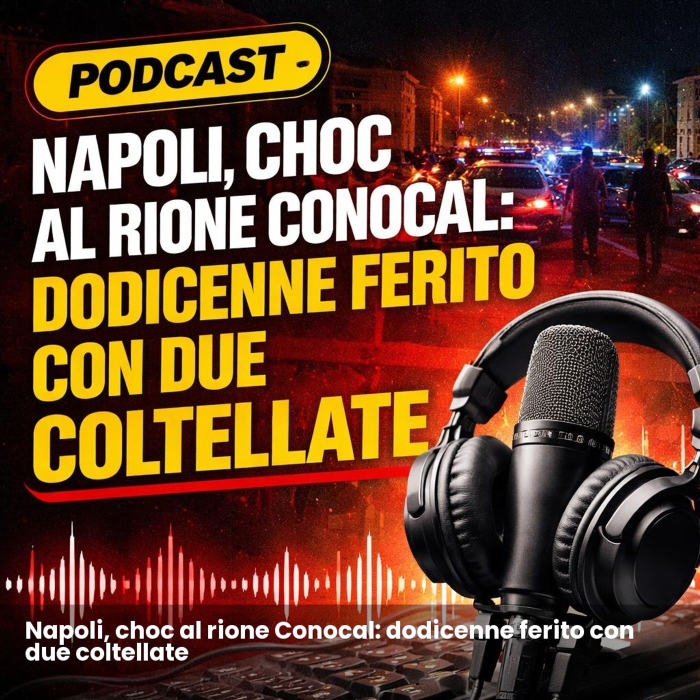Napoli, choc al rione Conocal: dodicenne ferito con due coltellate episode artwork