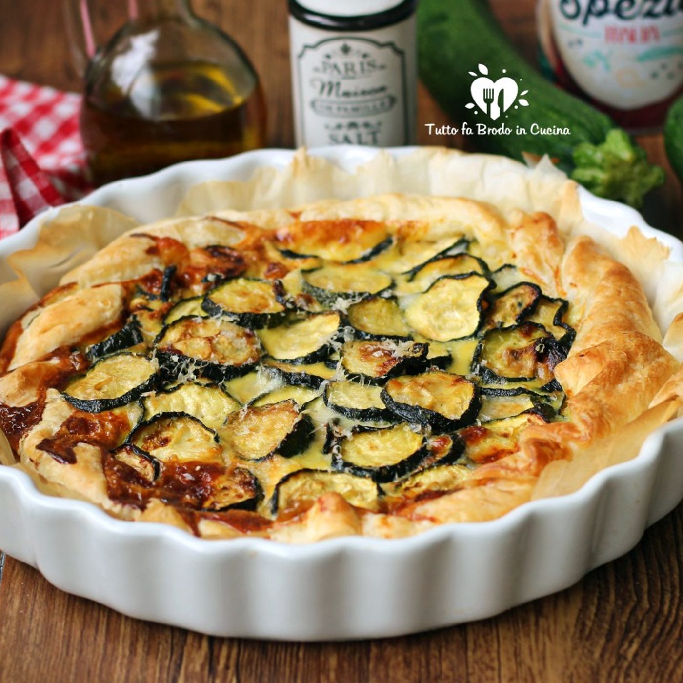 Torta salata alle zucchine e scamorza "una ricetta facile saporita e versatile" episode artwork