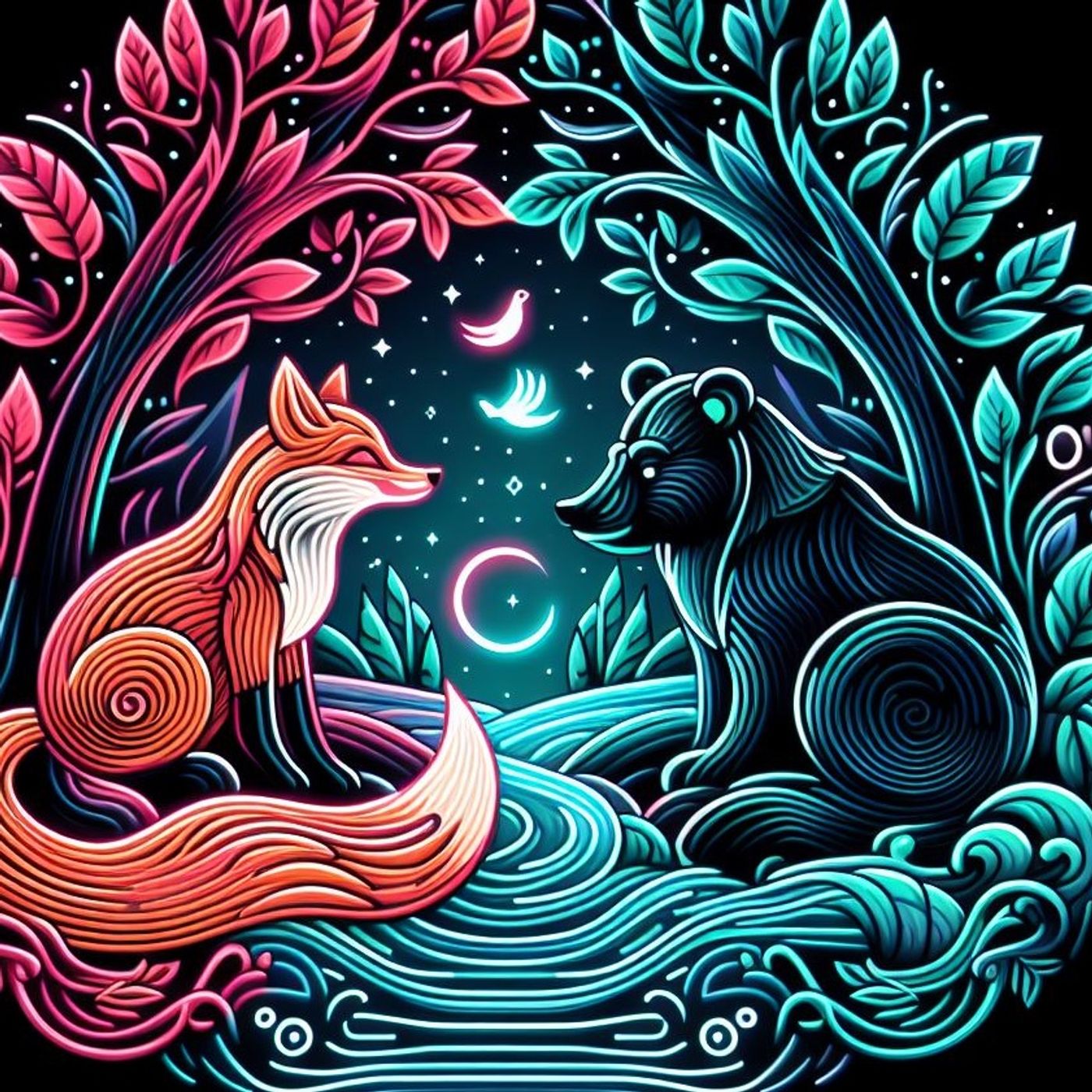 ¿En qué dirección sopla el viento? 🐻Fábula sobre astucia🦊