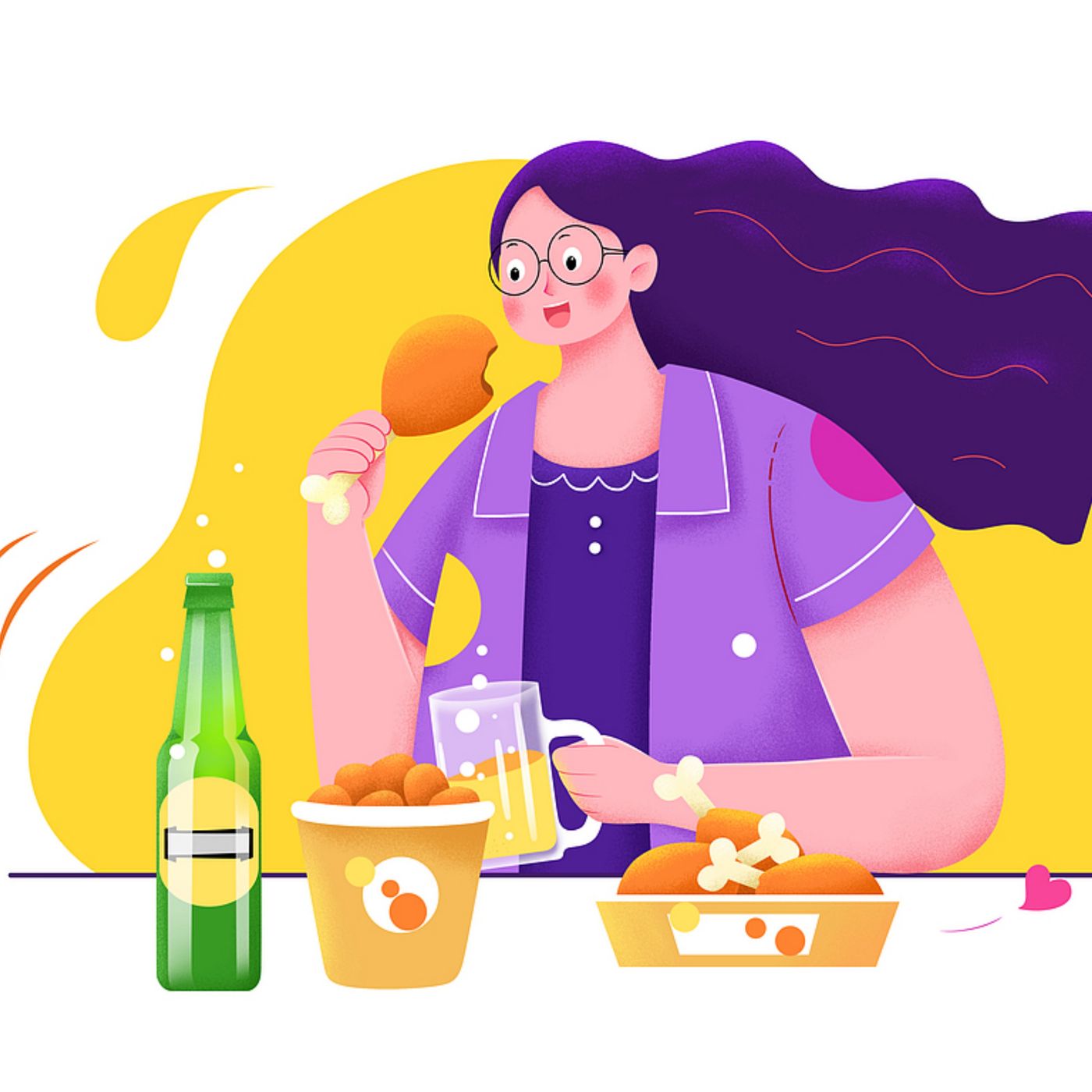 The role of shapes and colors in food