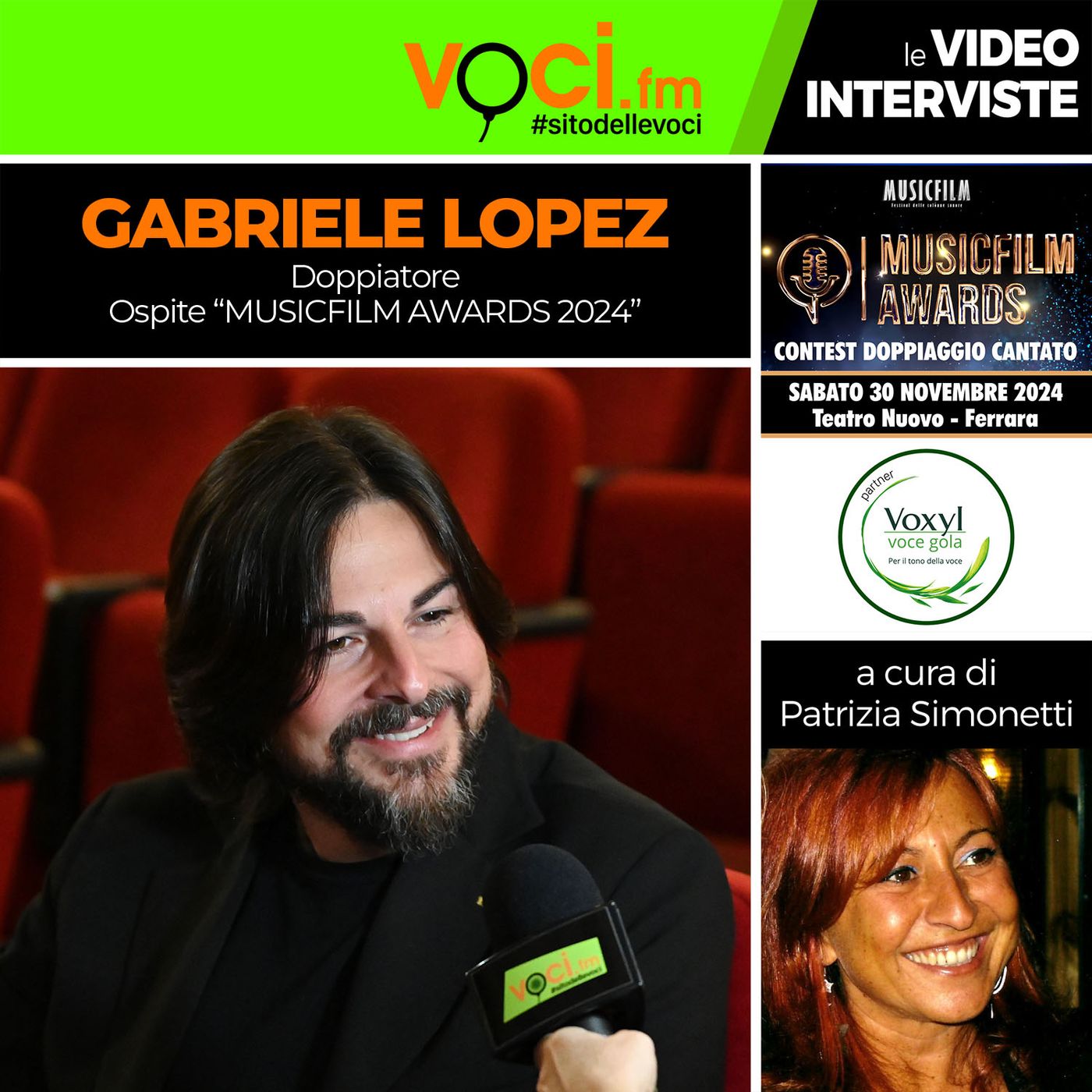 GABRIELE LOPEZ su VOCI.fm da "MUSICFILM AWARDS 2024" - clicca play e ascolta l'intervista episode artwork