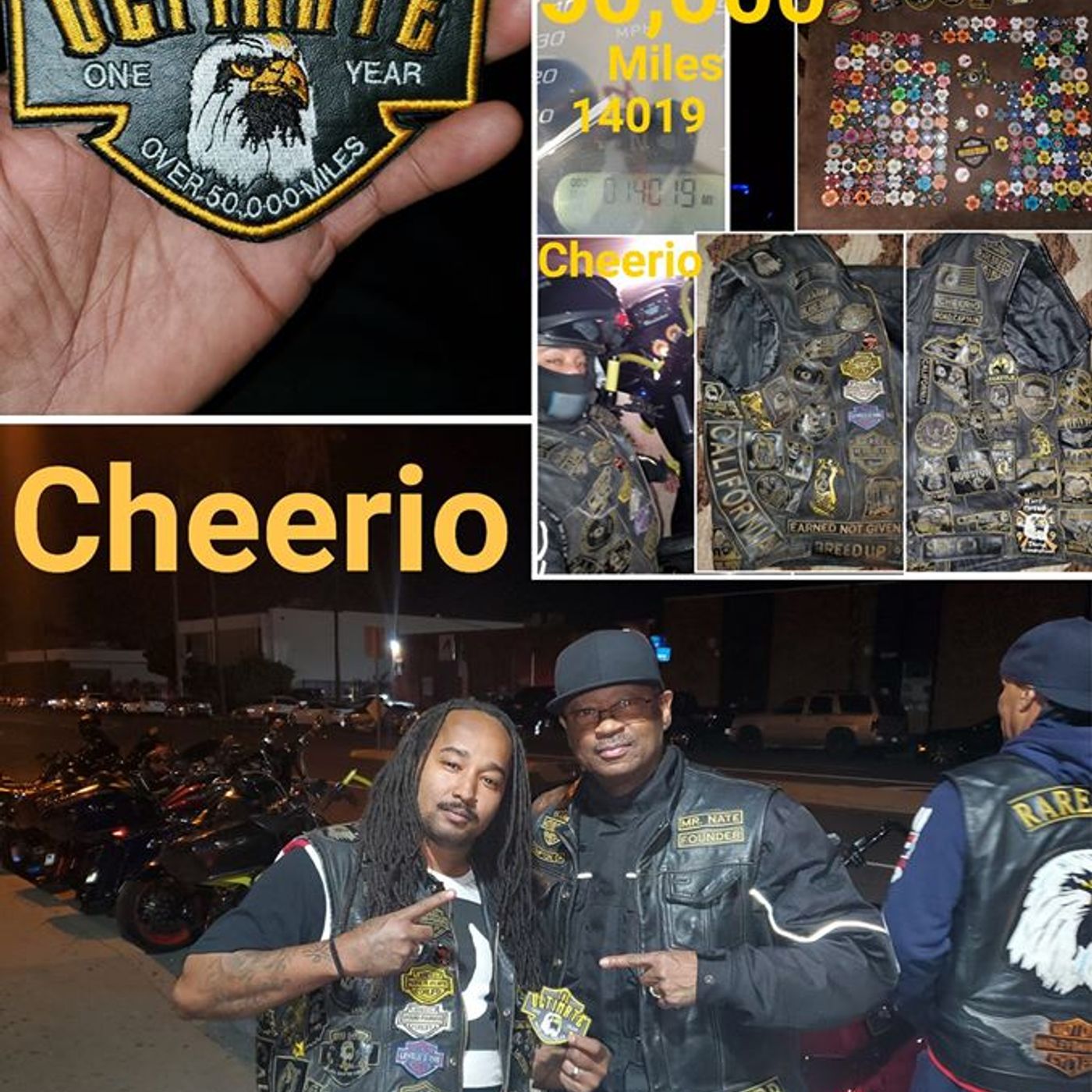 Live with Cheerio 50k plus in 1 year on a motorcycle