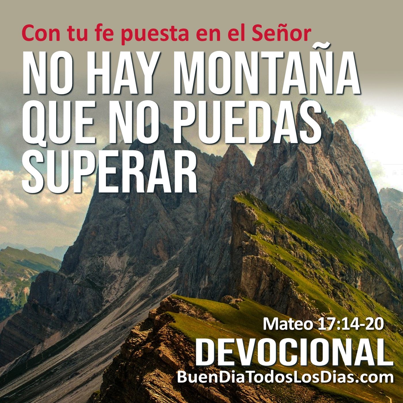 Supera las montañas de la vida episode artwork