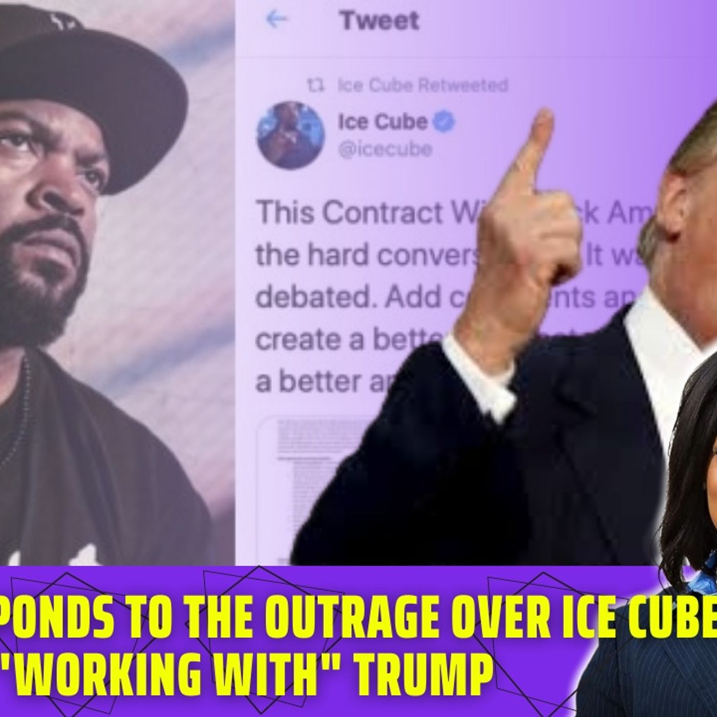 10.16 | Ice Cube Gets Exposed By Roland Martin, Admits He Was Expolited By Trump Campaign episode artwork