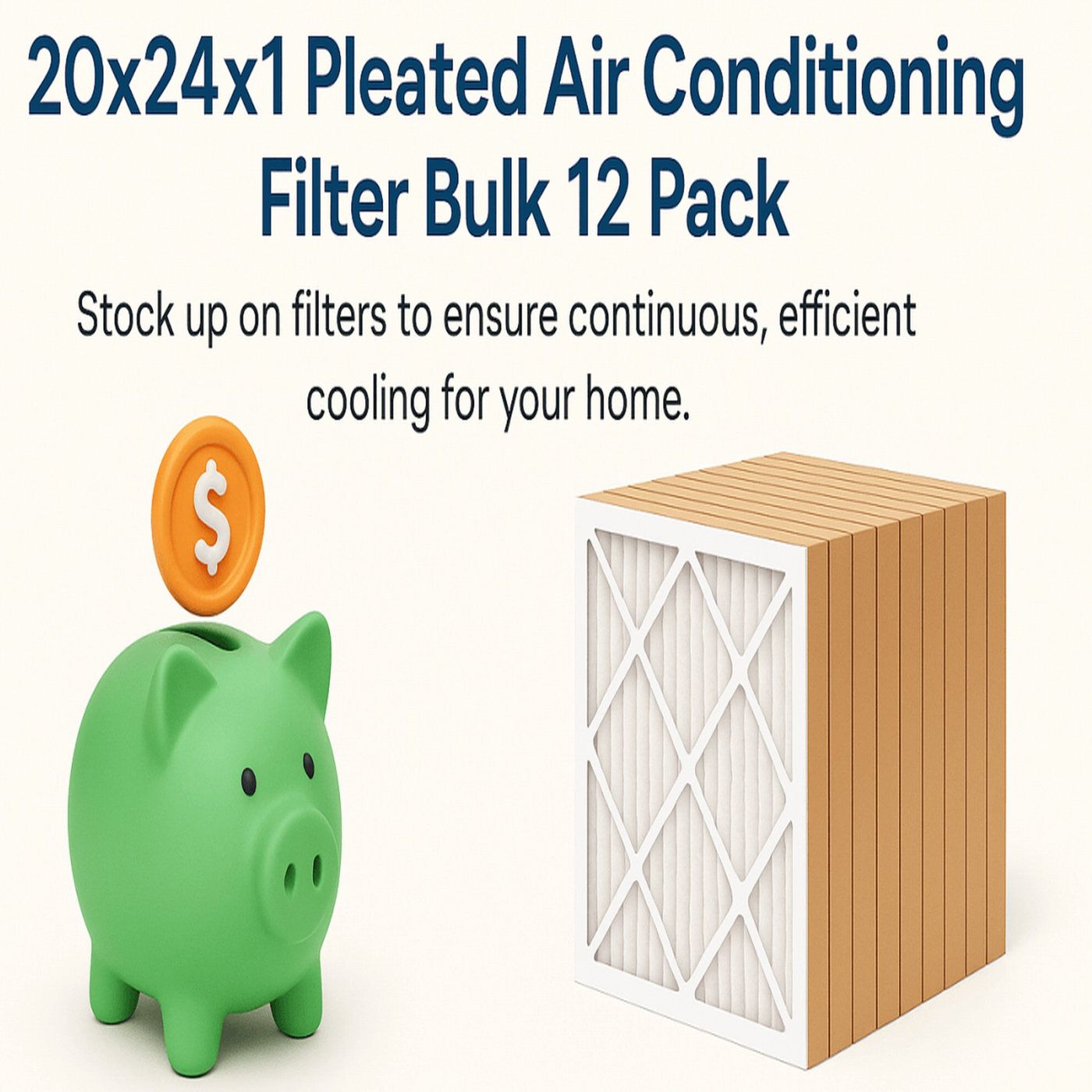 20x24x1 Pleated Air Conditioning Filter Bulk 12 Pack – Stock Up and Save on Home Comfort episode artwork