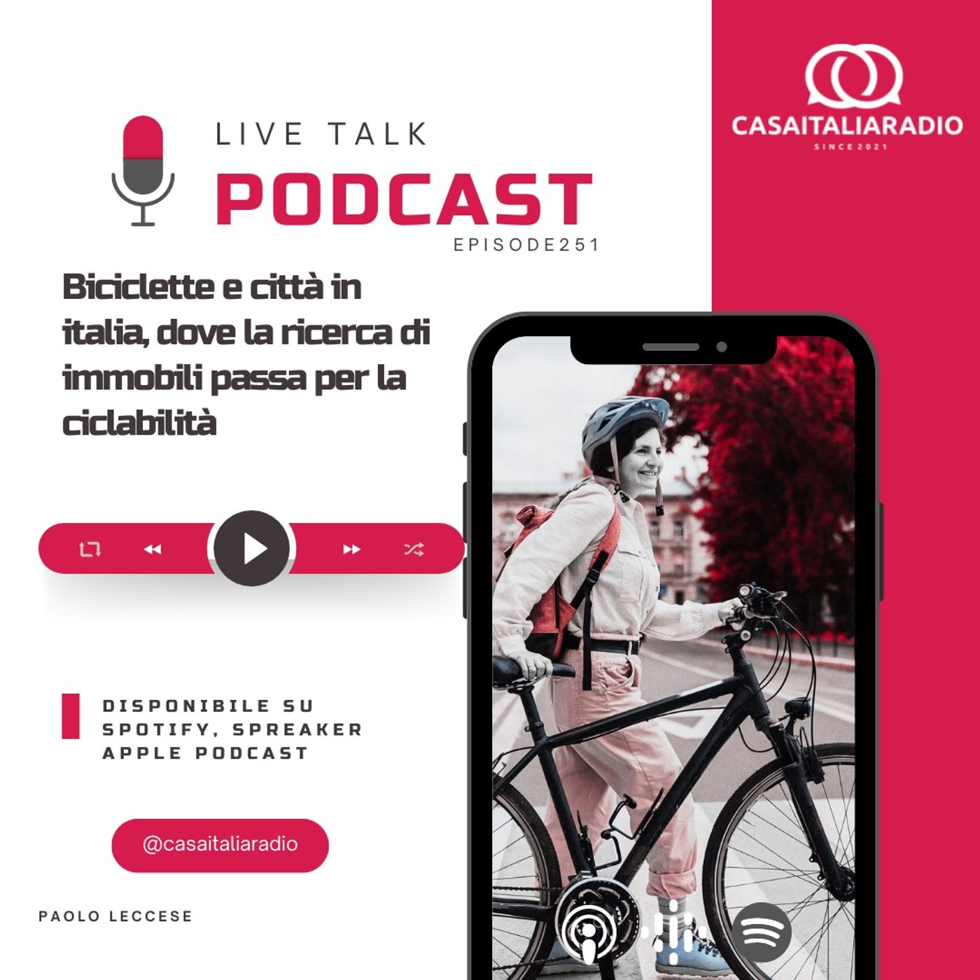 BM - Puntata N. 252 - Biciclette e città. dove la ricerca di casa passa per la ciclabilità episode artwork