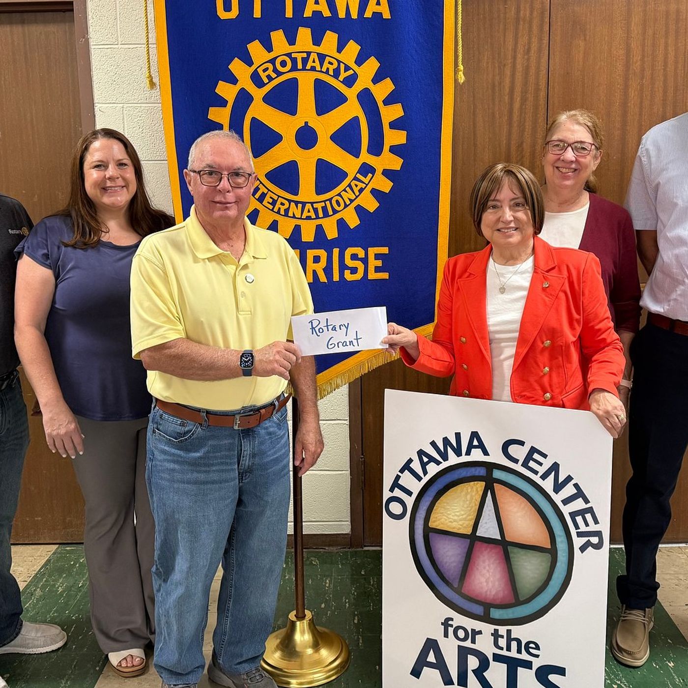 Ottawa rotary clubs donate community grant to arts center episode artwork