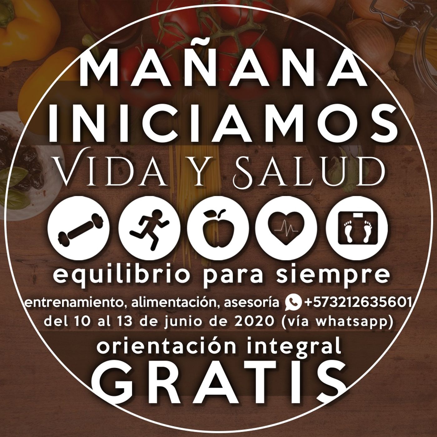 Bienvenidos al Reto Vida y Salud - Cronograma de actividades