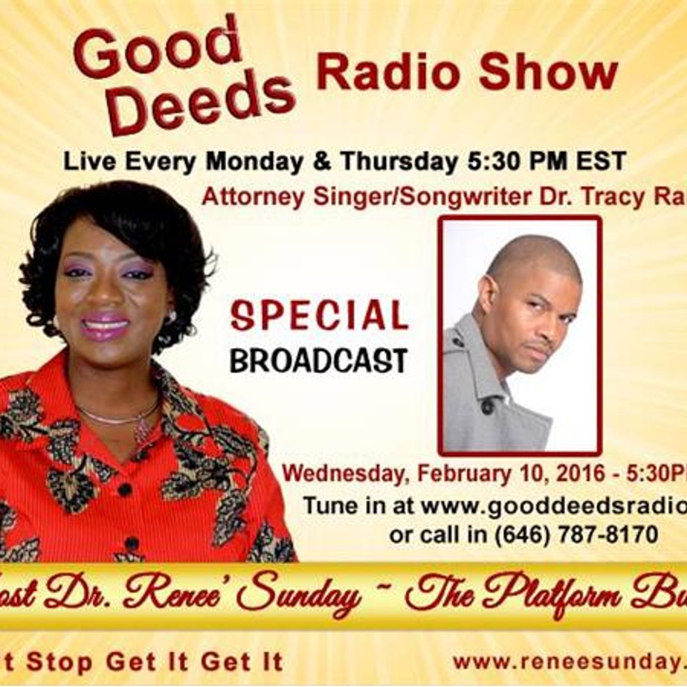 Dr. Renee Sunday\'s show