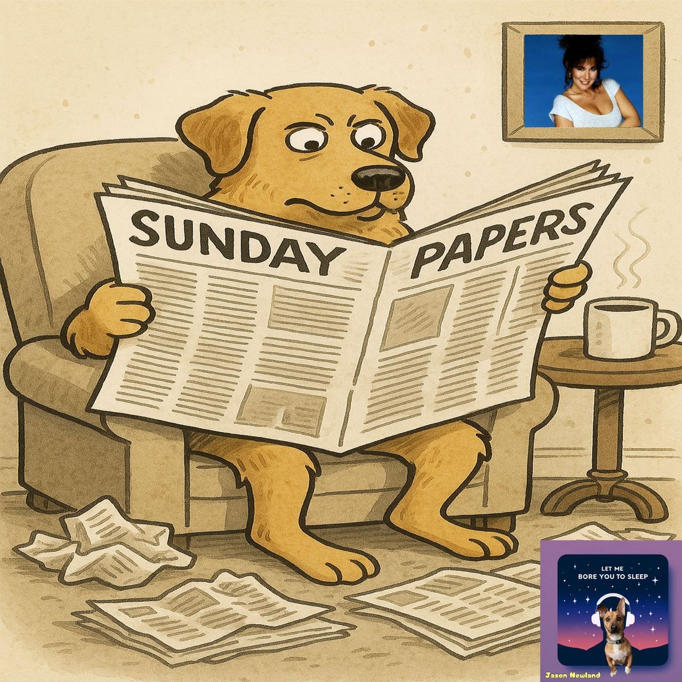 (no music) (5 hours) Sunday Papers | Let me bore you to sleep #1313 | 30th March 2025