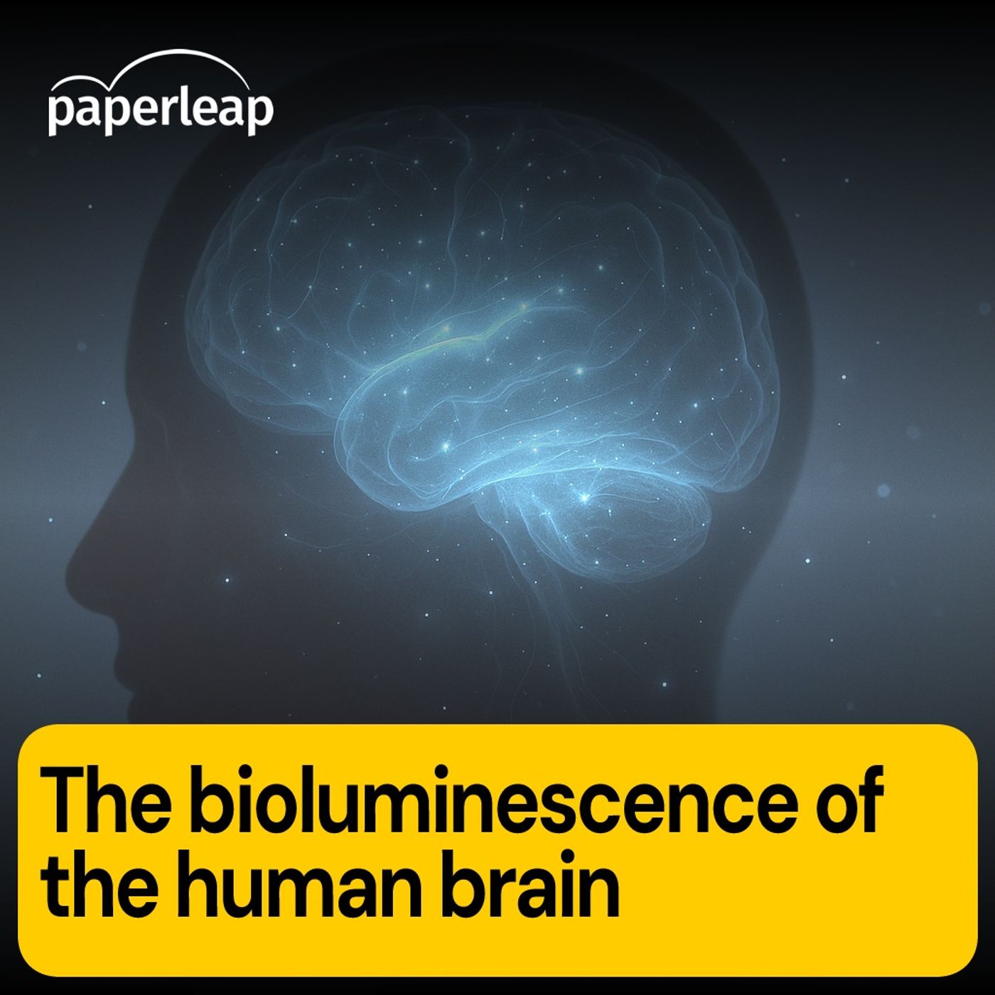 The secret bioluminescence of the human brain
