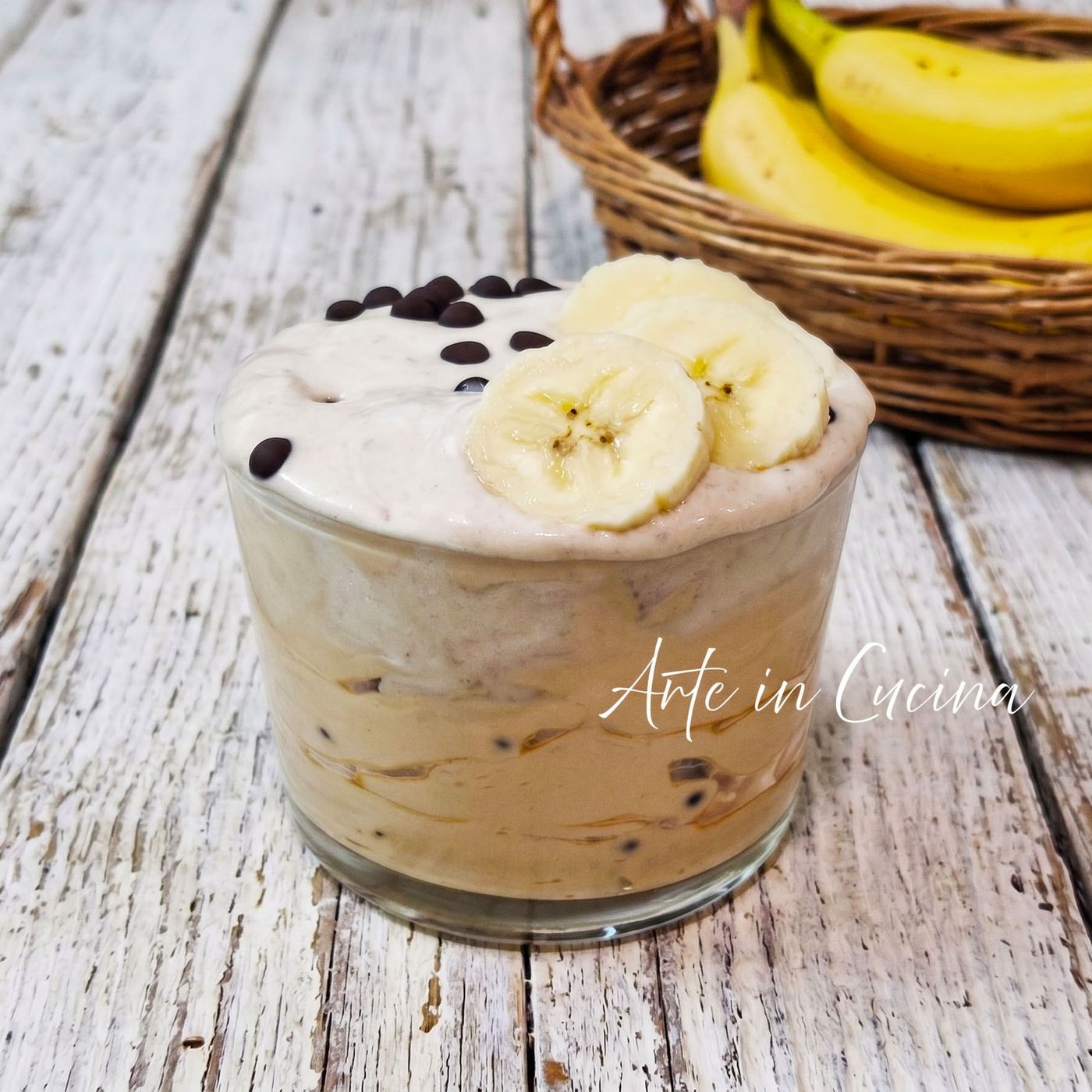 MOUSSE BANANA e CAFFÈ: come fare il dolce freddo con frutta congelata