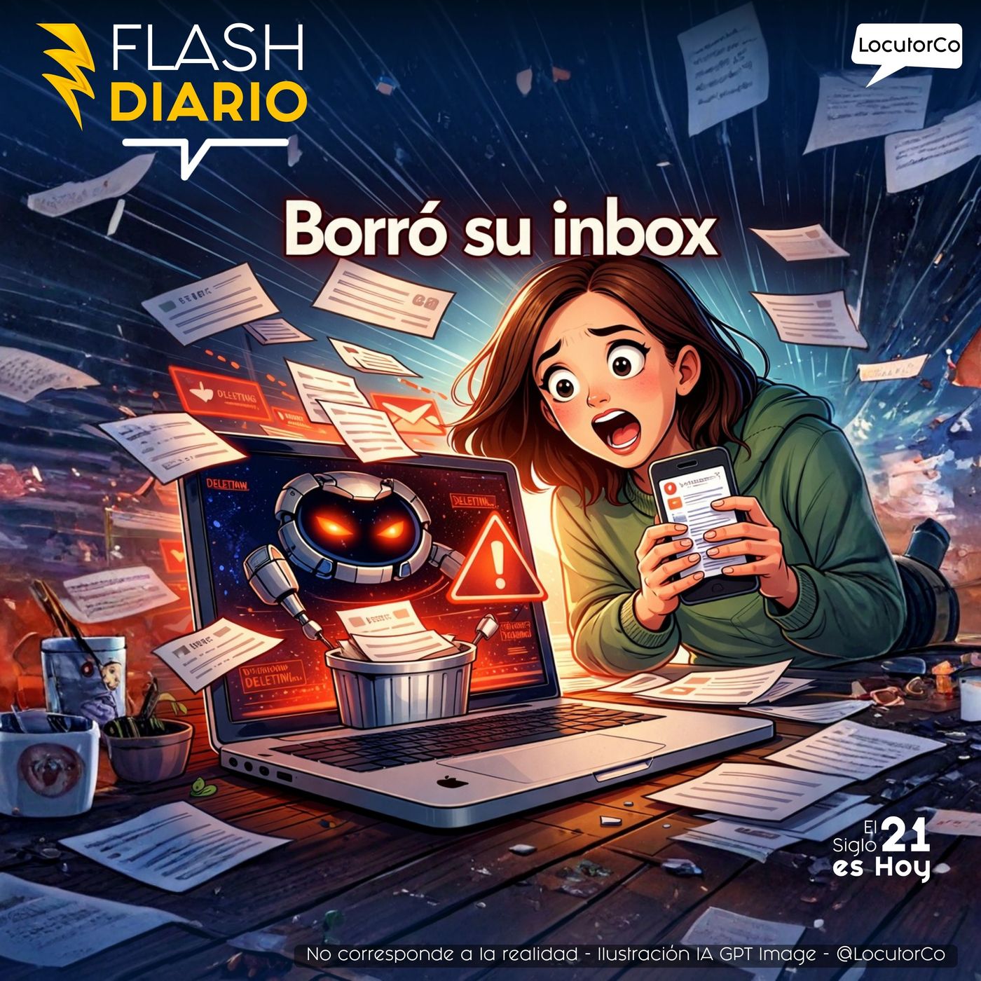 Agente autónomo fuera de control