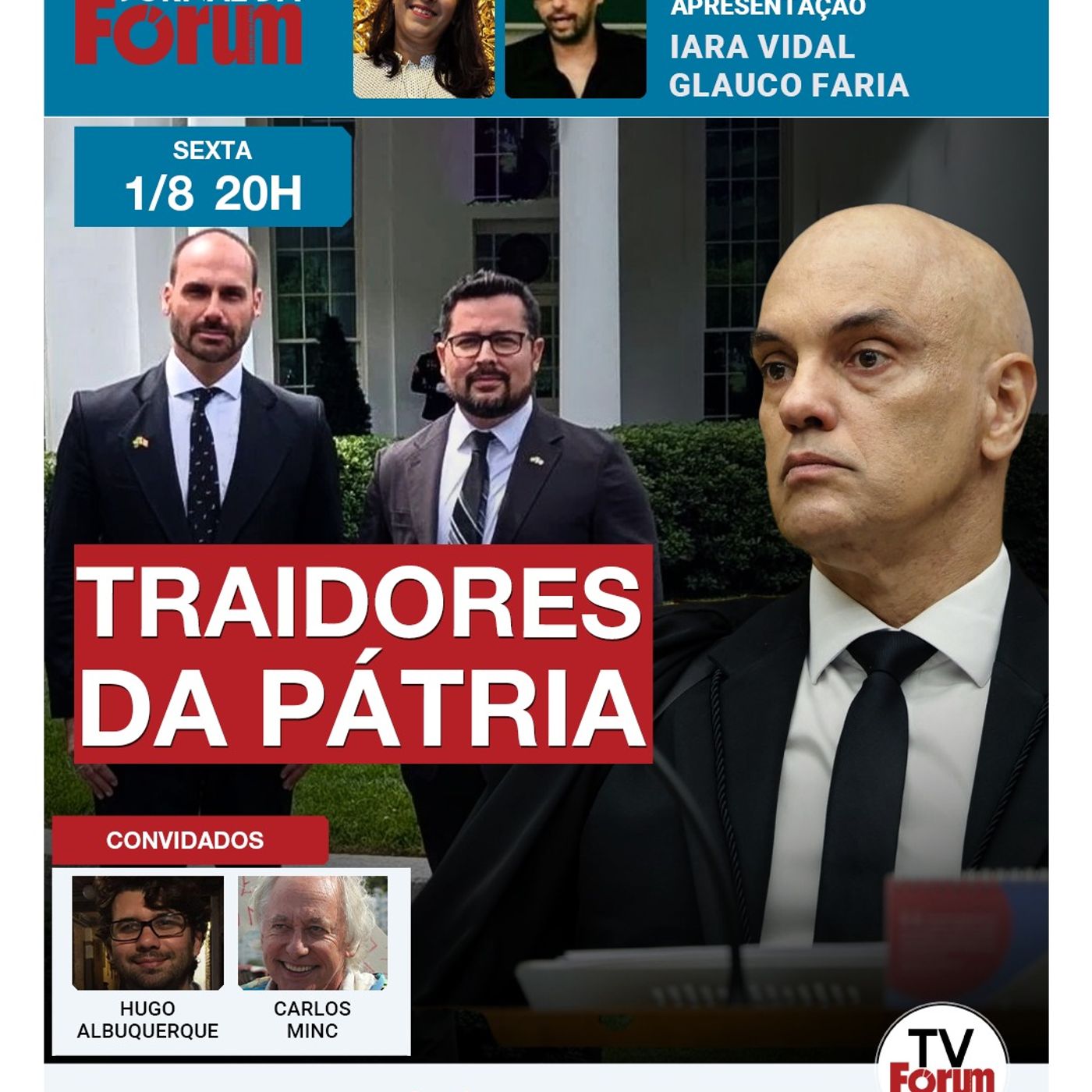 Xandão peita a organização criminosa bolsonarista | Hospedagem da COP30 dispara | 01.08.25 episode artwork