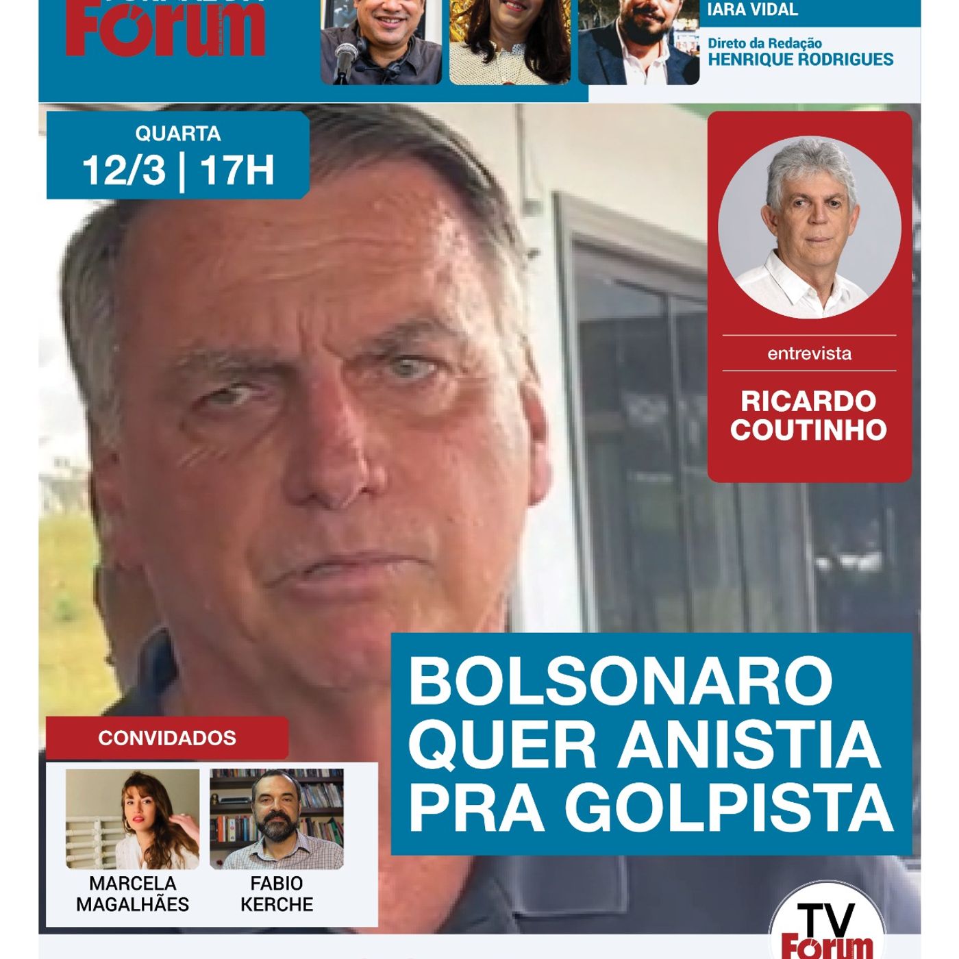 Bolsonaro quer anistia pra golpista e diz que é candidato em 2026 | 12.03.25 episode artwork