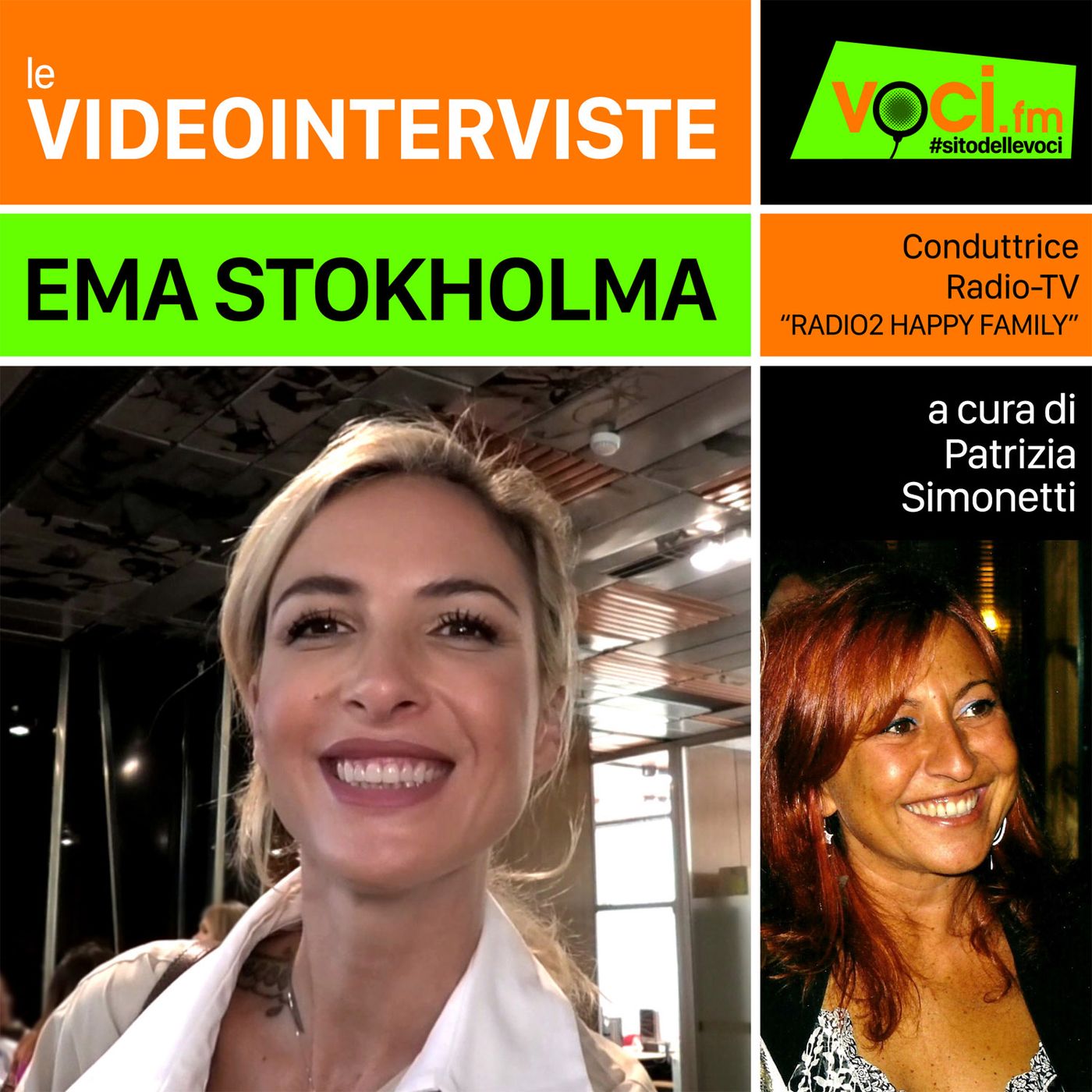 RADIO2 HAPPY FAMILY:  EMA STOKHOLMA su VOCI.fm - clicca play e ascolta l'intervista episode artwork