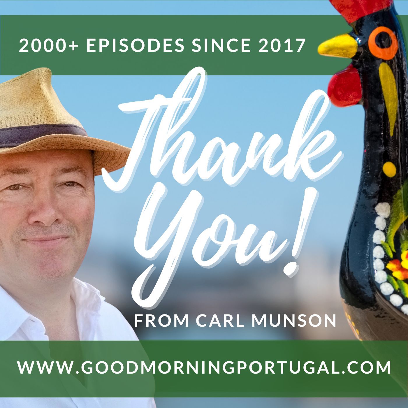 THANK YOU! MUITO OBRIGADO!! To All Good Morning Portugal! Show Supporters - www.ko-fi.com/gmp