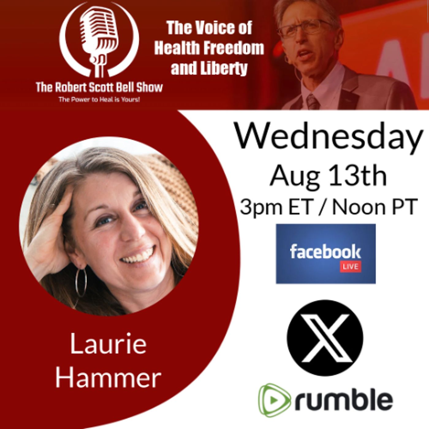 FDA's Dr. Prasad Returns, Gut Health Illness Connection, The Boomer Mirage, Laurie Hammer, Calm Mom Method - The RSB Show 8-13-25 episode artwork