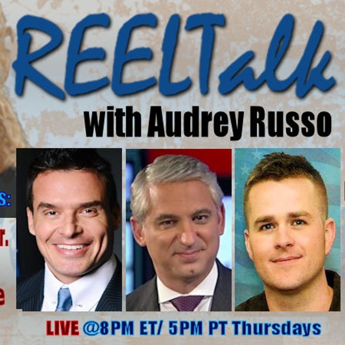 REELTalk: Dr. David Samadi, author of The Ultimate MANual, Actor Antonio Sabato Jr. author of Sabato The Untold Story, author Clint Lorance episode artwork