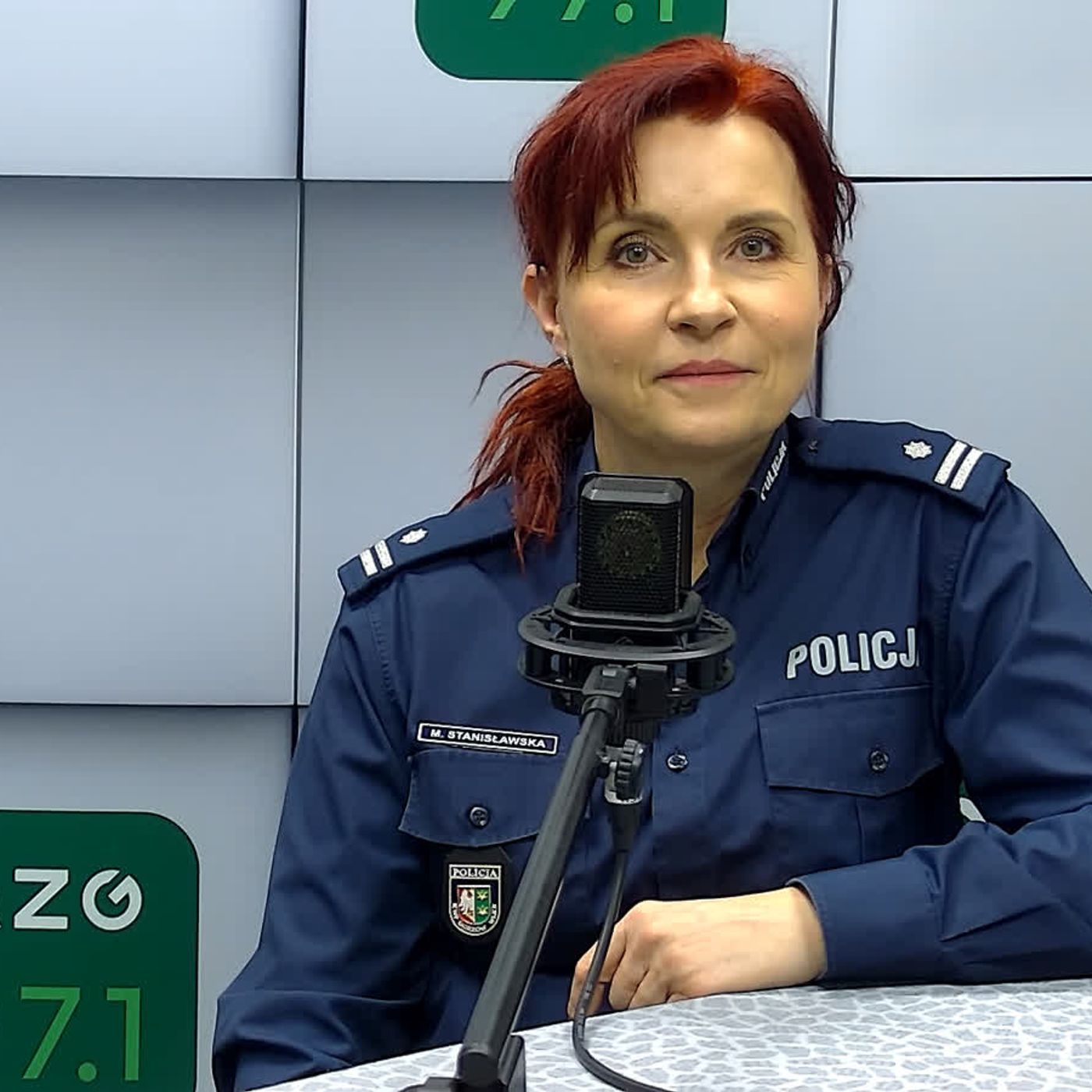podinsp. Małgorzata Stanisławska, rzecznik prasowy KMP w Zielonej Górze