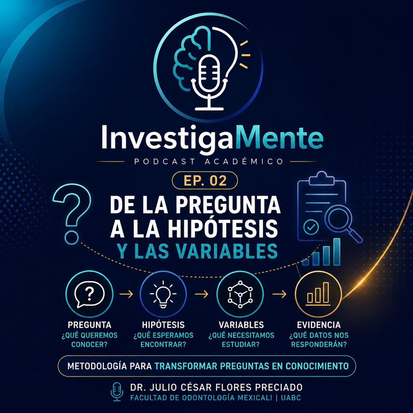 🧠 EP. 04 | De la pregunta a la hipótesis y las variables 🔬📊 episode artwork