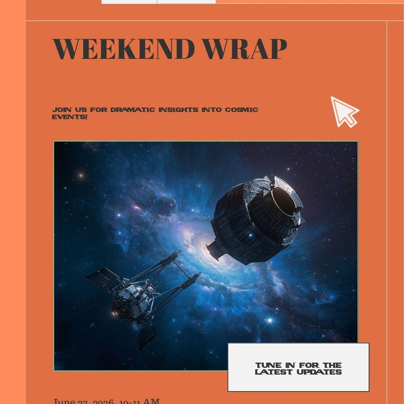The Weekend Wrap: NASA's Bold Swift Rescue, Cosmic Demolition Derby Unfolds episode artwork