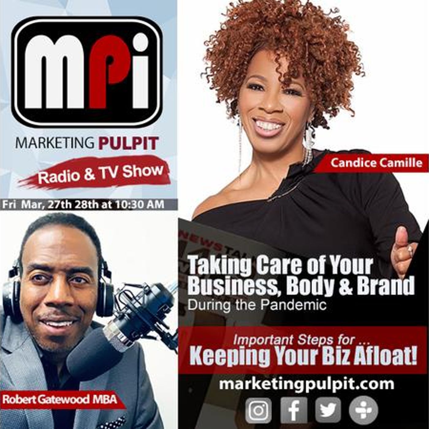 Marketing Pulpit 3/27/20 - Mind Your Business, Body & Brand During a Pandemic episode artwork