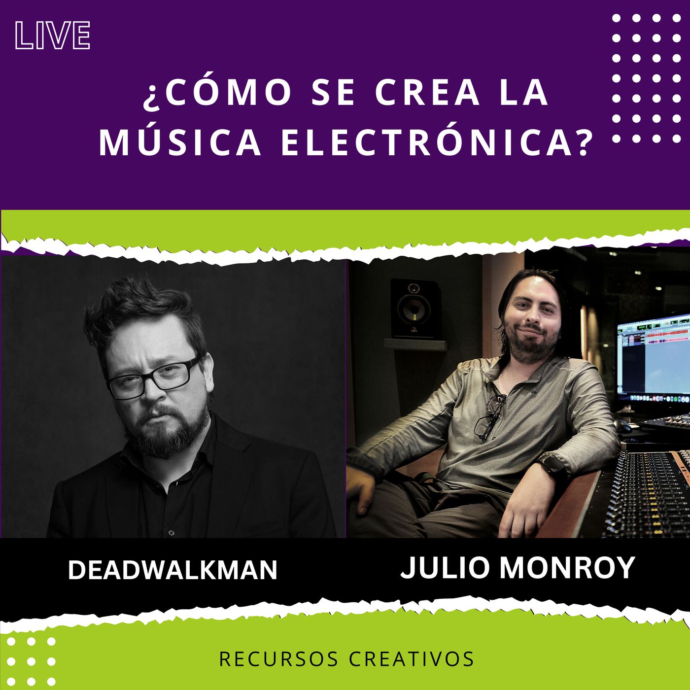 ¿Cómo se crea la música electrónica? - Conversamos con DeadWalkMan episode artwork