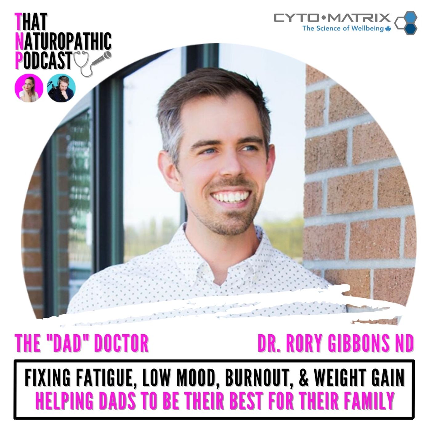 #82: The "Dad" Doctor - Fatigue, Low Mood, Burnout, Weight Gain & Helping Dads To Be Their Best For Their Family episode artwork