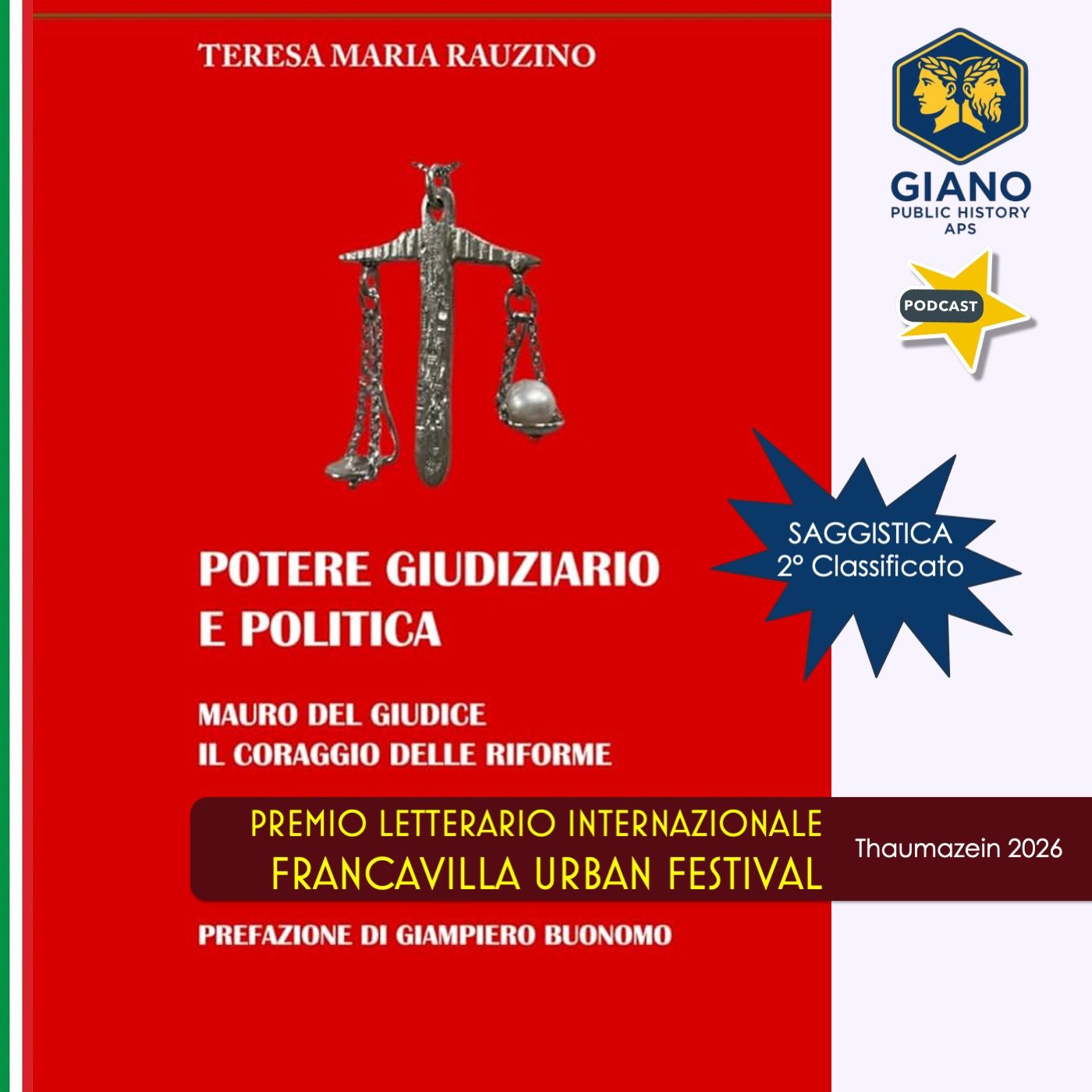 Premio Letterario internazionale Francavilla Urban Festival Thaumazein 2026