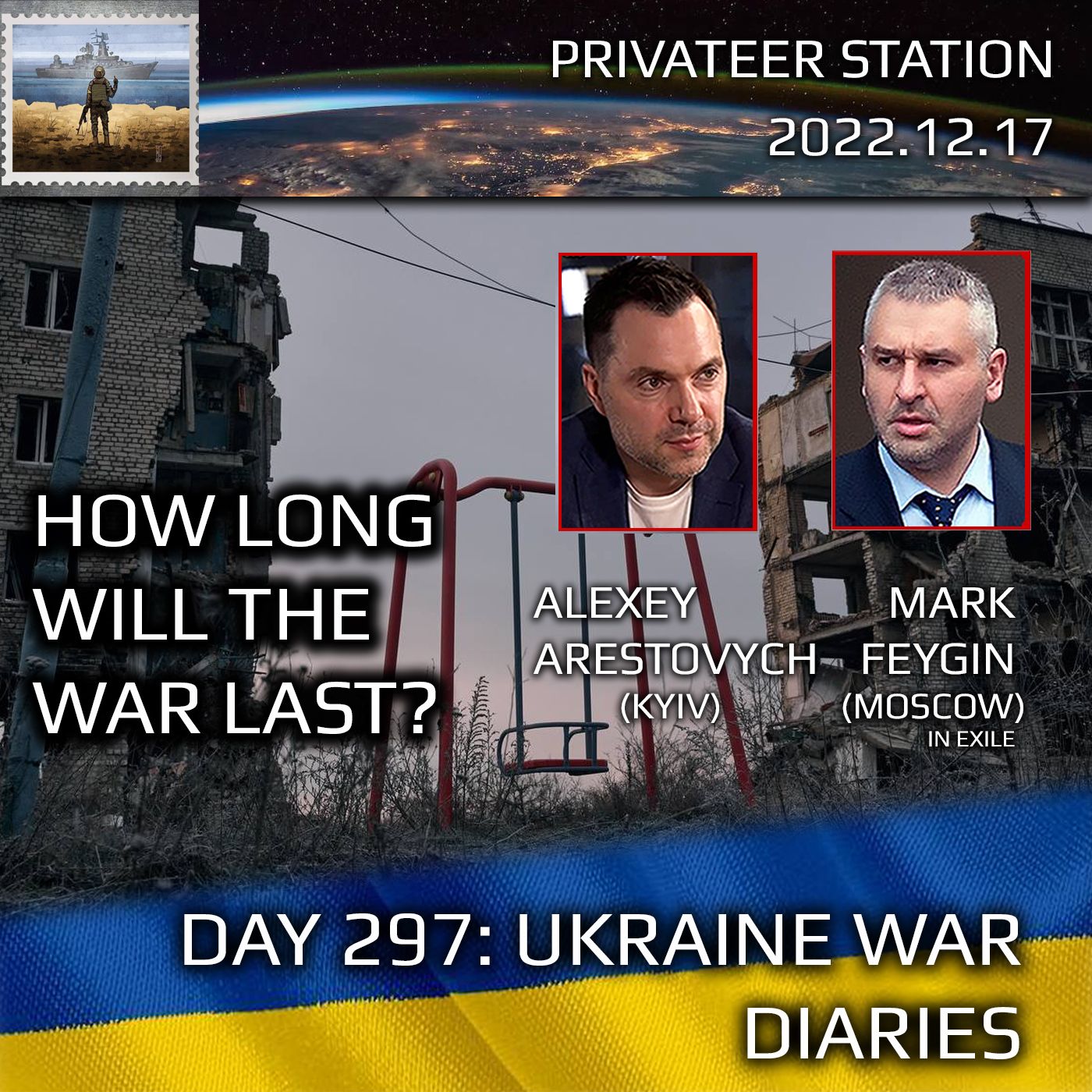 cover of episode War Day 297: Ukraine War Chronicles with Alexey Arestovych & Mark Feygin