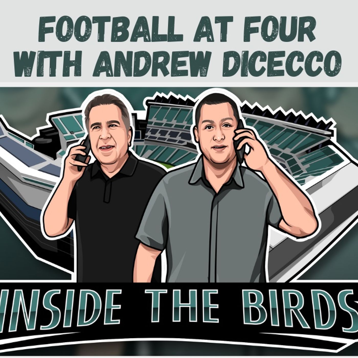 cover of episode Football At Four: Updating Eagles Positional Battles During OTAs