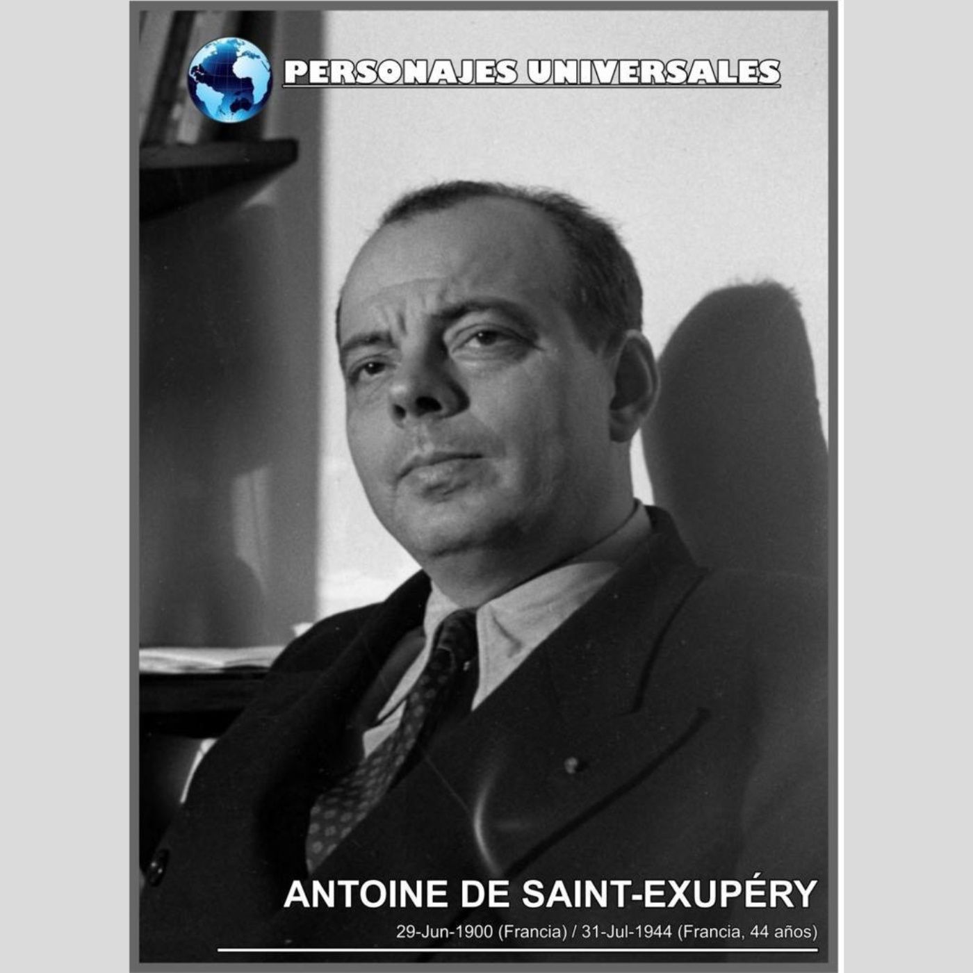 Antoine de Saint-Exupery Biografia 18 de Personajes Universales por Carlos Laya episode artwork