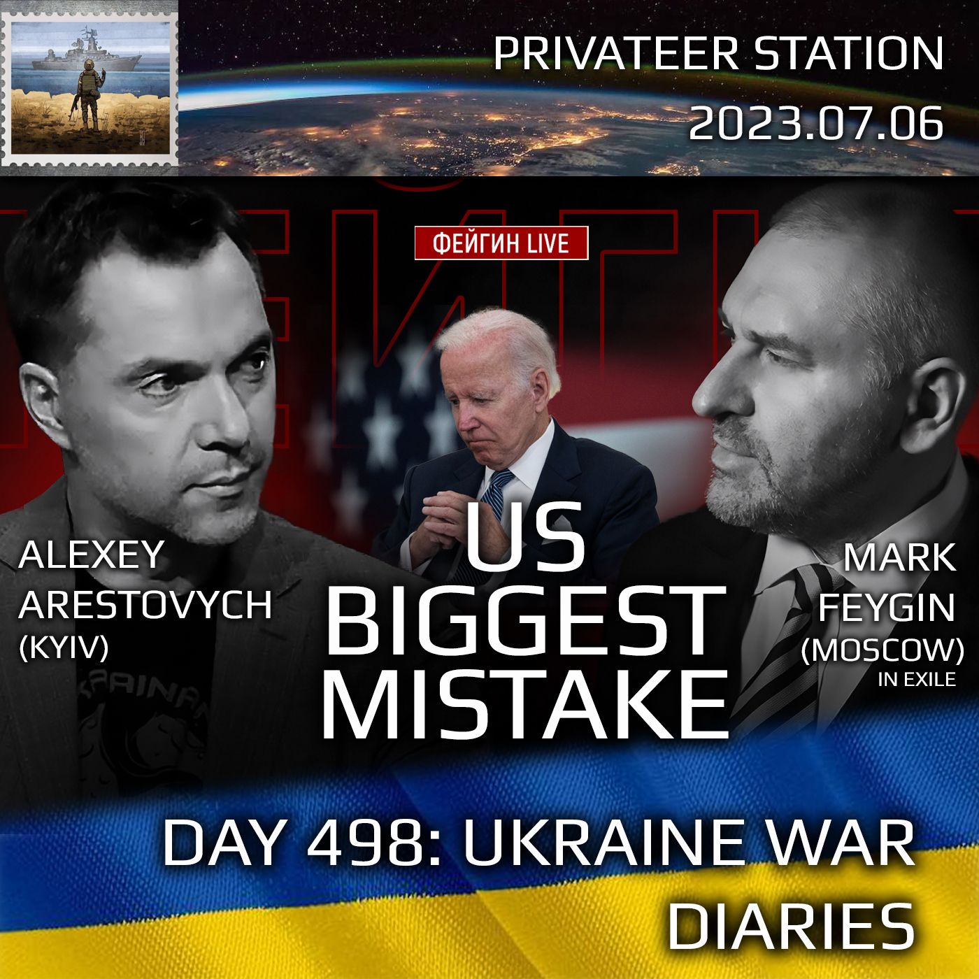 cover of episode War Day 498: Ukraine War Chronicles with Alexey Arestovych & Mark Feygin