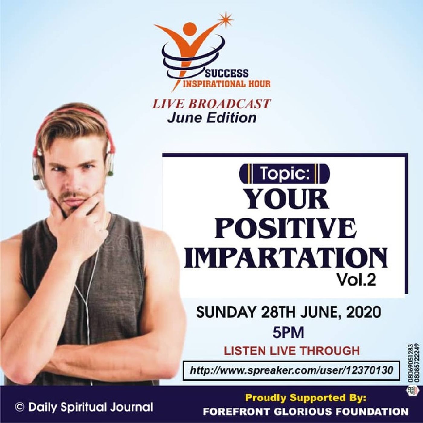 Your Productive Impartation, Vol. 2 Episode 8 - SUCCESS INSPIRATIONAL HOUR episode artwork